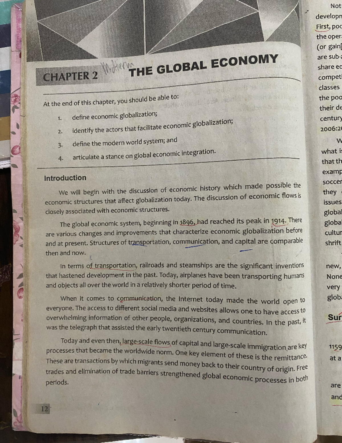 Chapter 2: The Global Economy - Key Insights and Analysis - Studocu