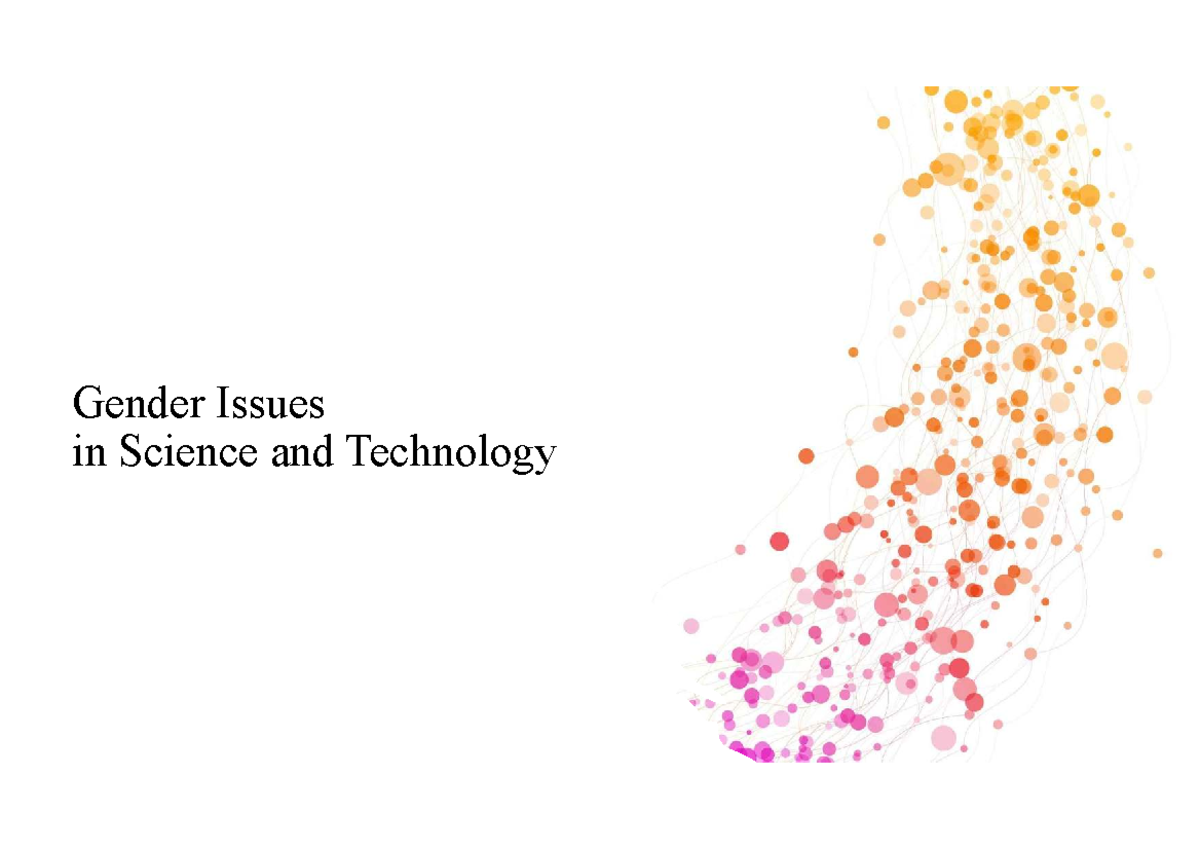 Gender Issues in Science & Tech: Biases & Representation in STEM - Studocu