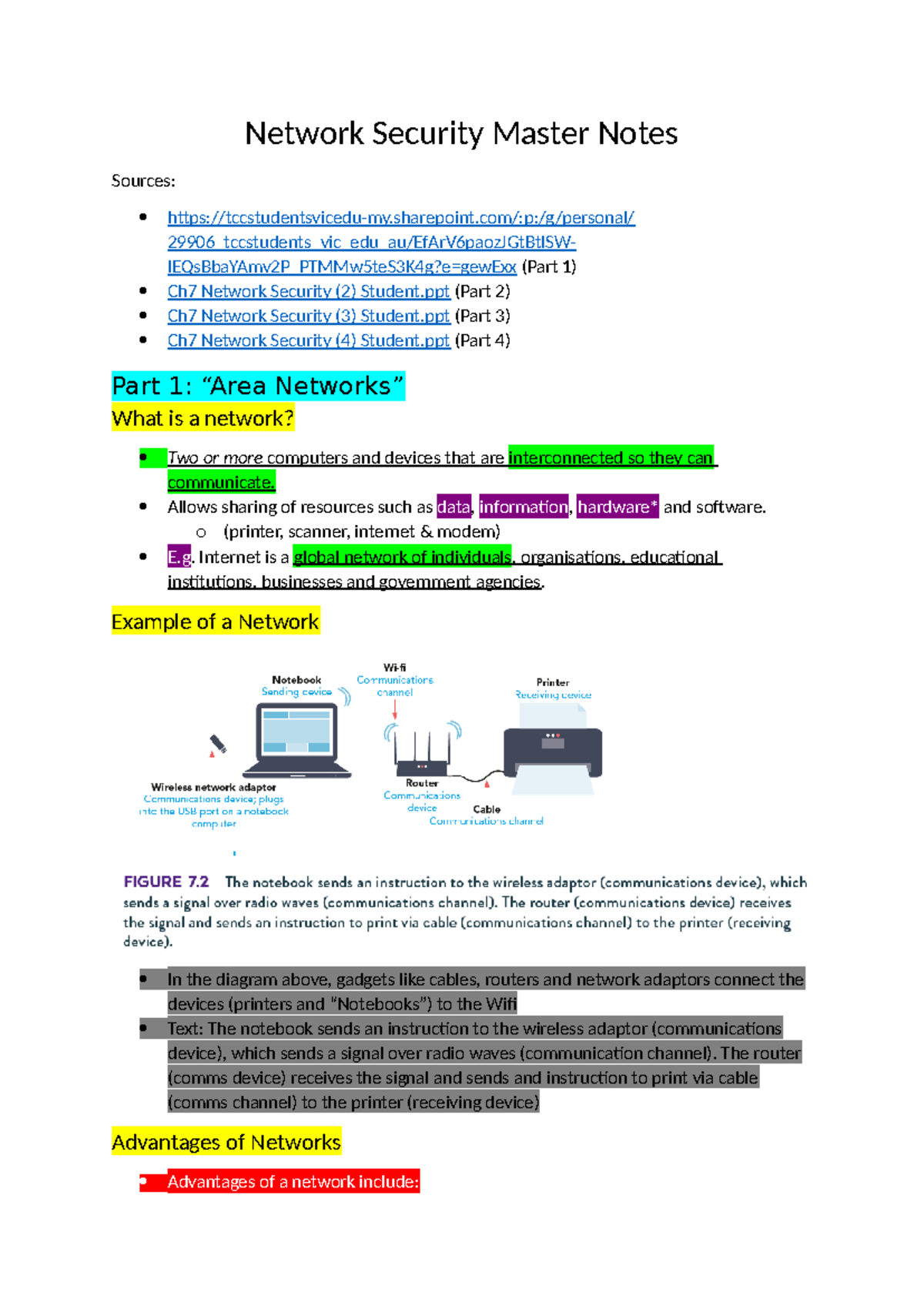 Copy of Network Security Master Notes from 2023 - Network Security ...