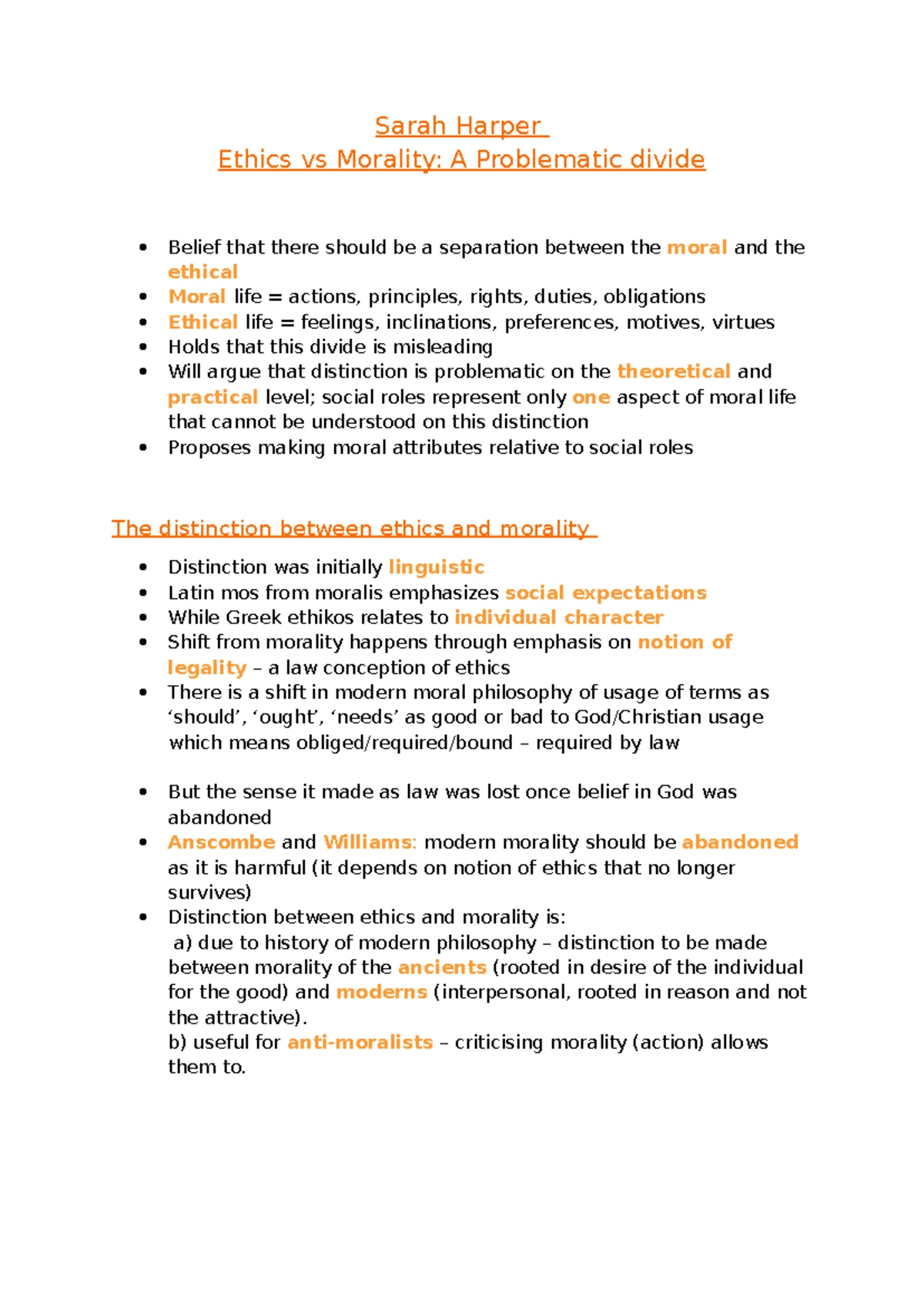 ARB 311 - Theme 1 Summary: Common Law & Labour Law Principles - Studocu