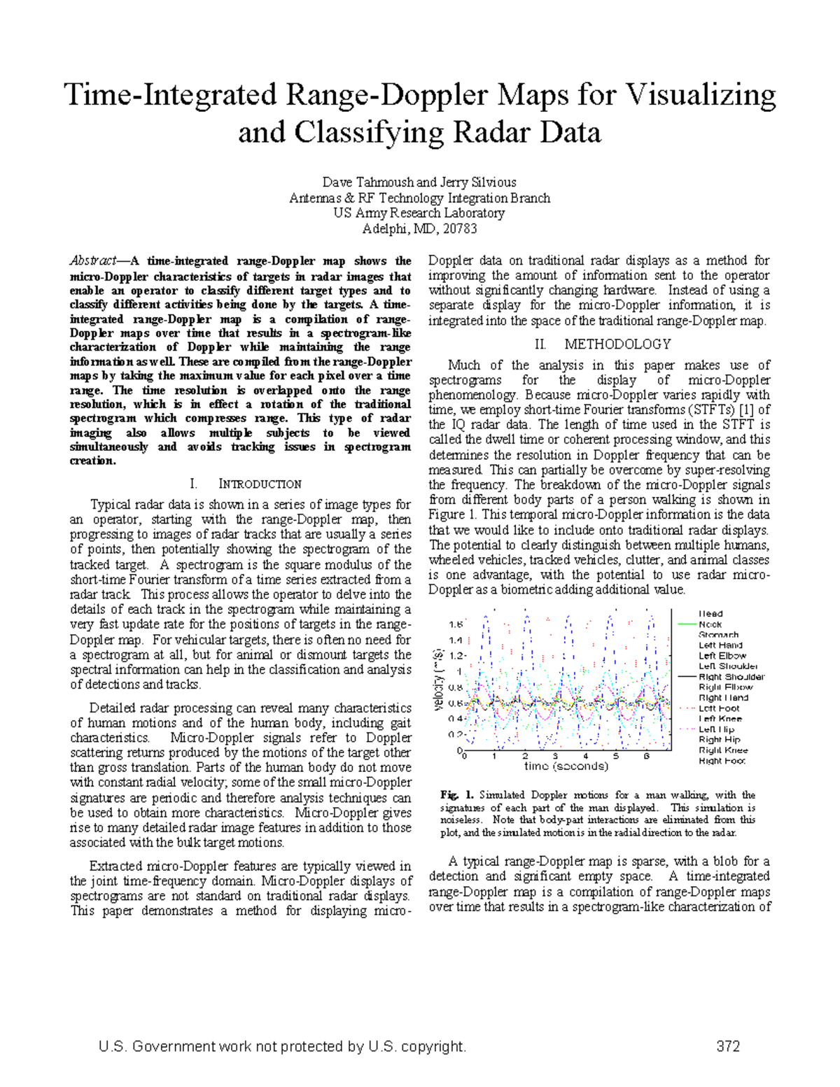 Radar Data Visualization and Classification Techniques - 05960562 - Studocu