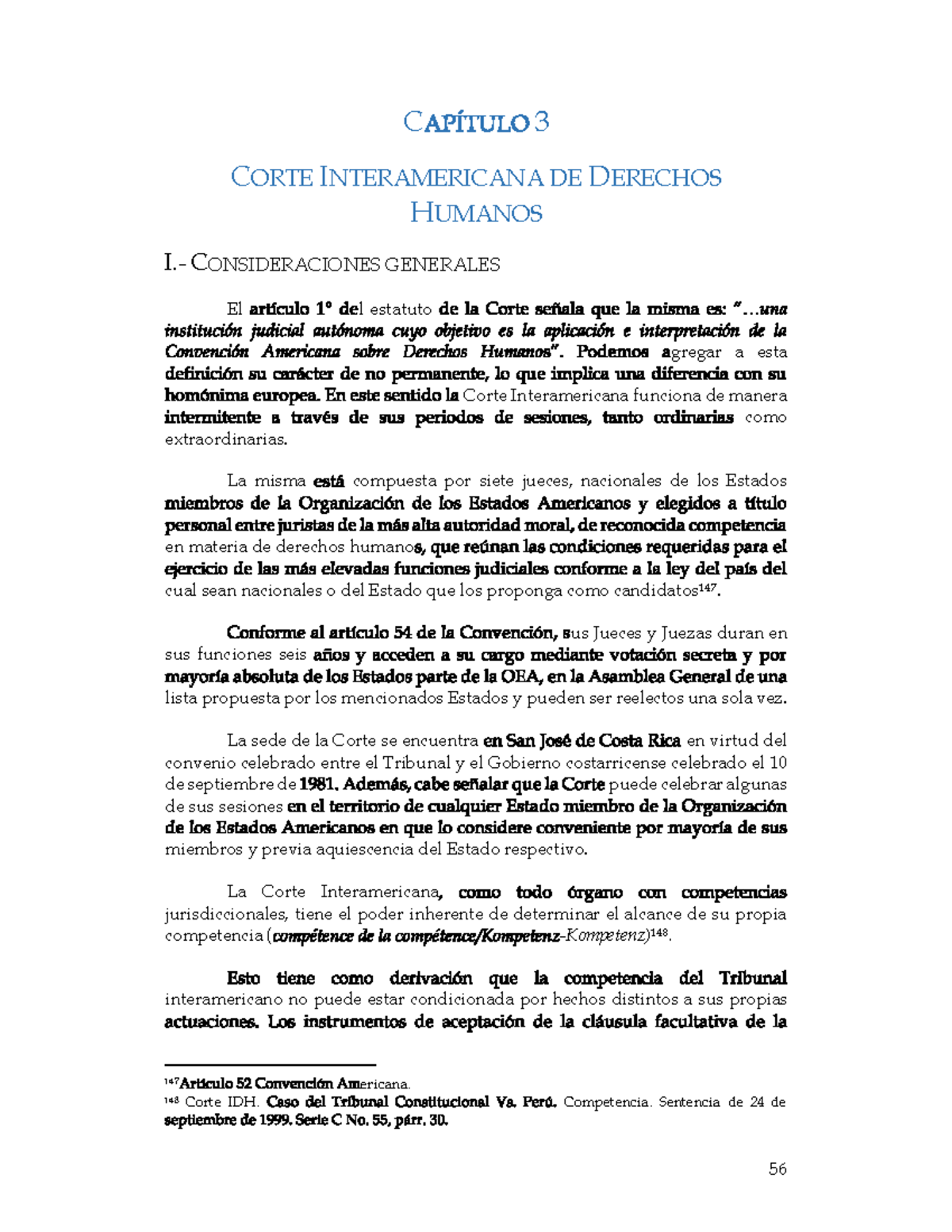 C 3 Procedimiento de la Corte Interamericana de Derechos Humanos - Studocu