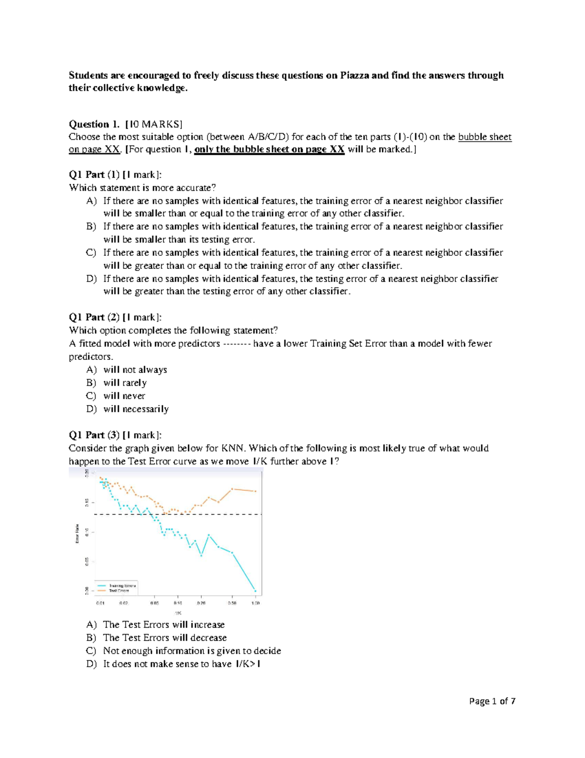 MIE1626 Final Exam Practice Problems and Solutions - Studocu