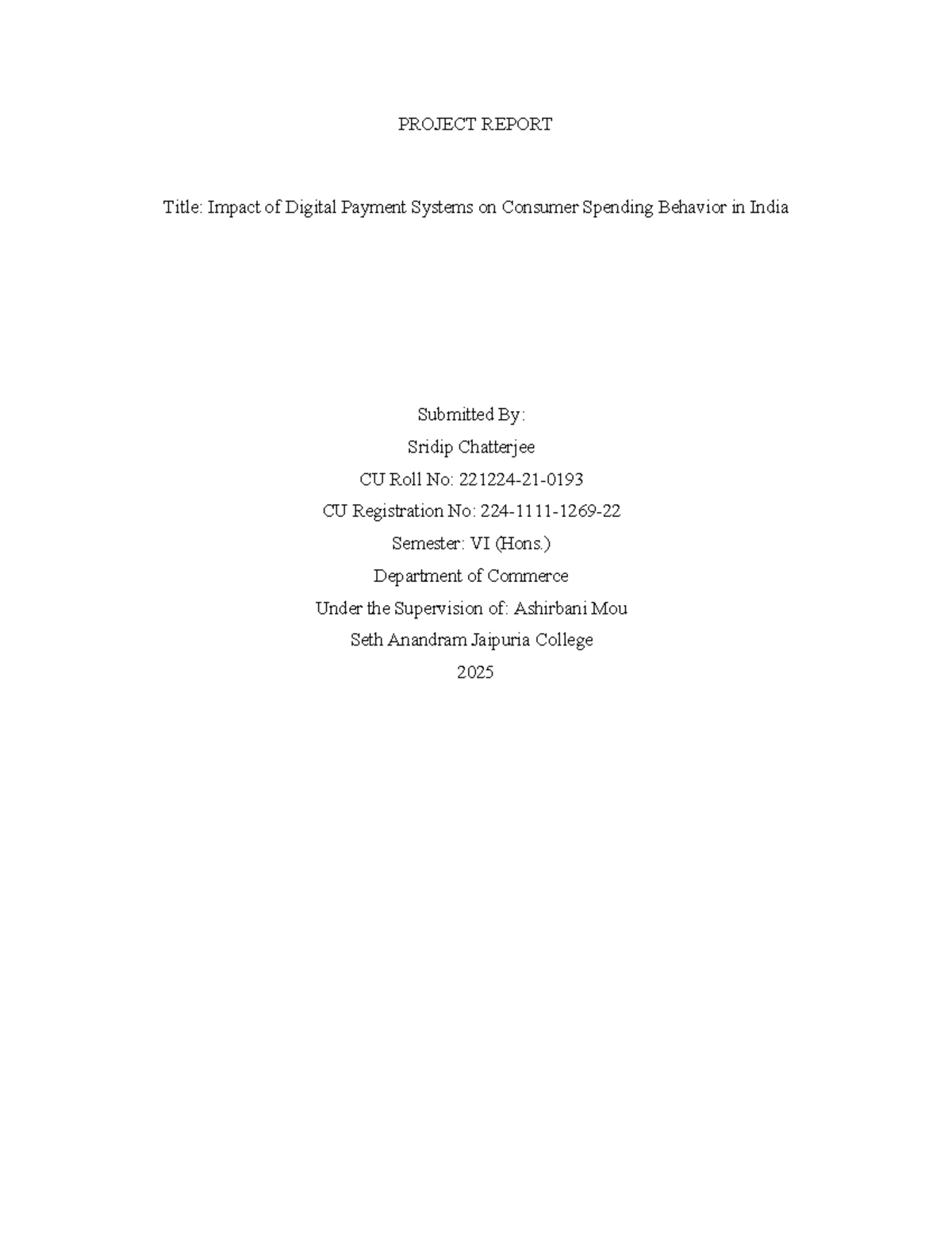 Impact of digital payment systems on consumer spending behavior in ...
