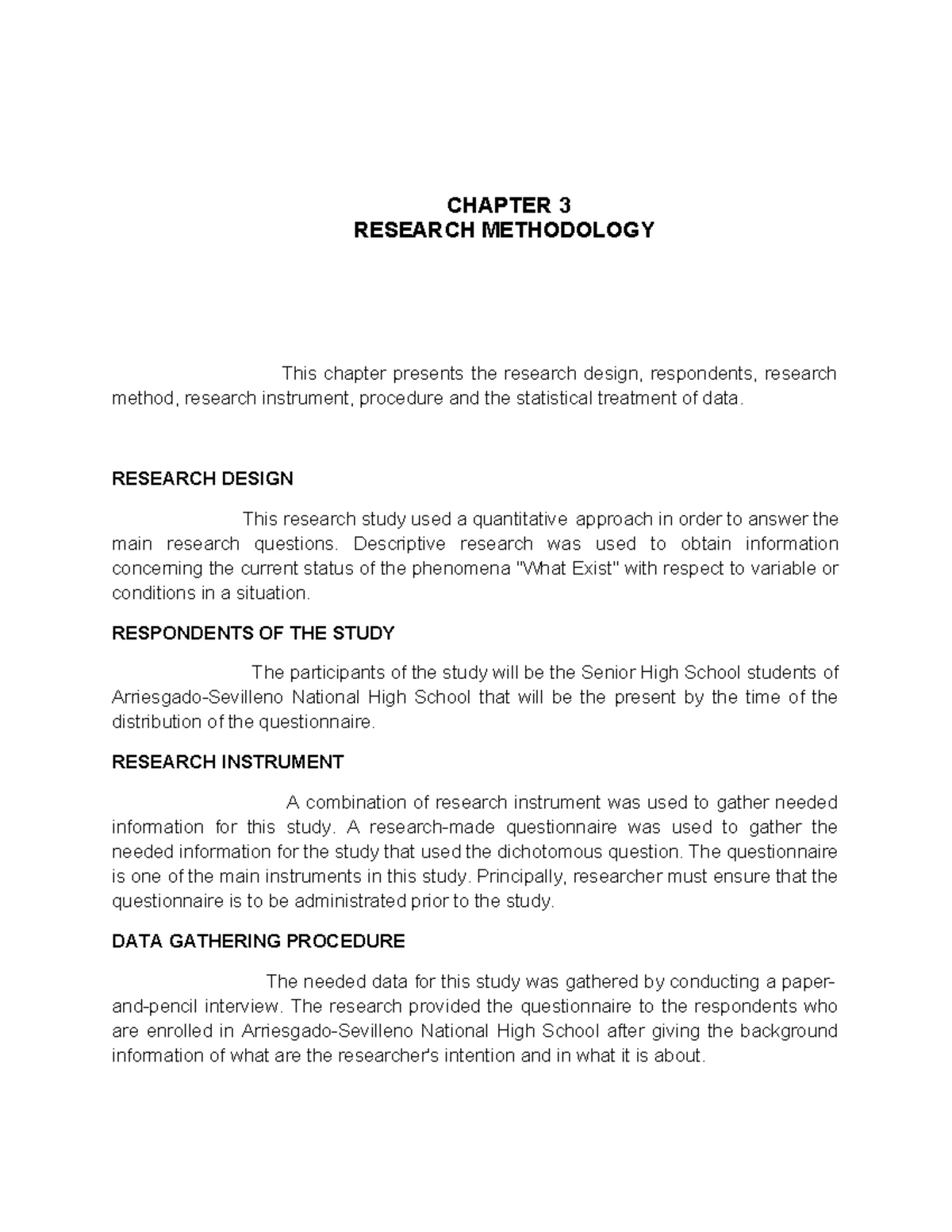 Chapter V Findings 1 - Research - CHAPTER V SUMMARY OF FINDINGS ...