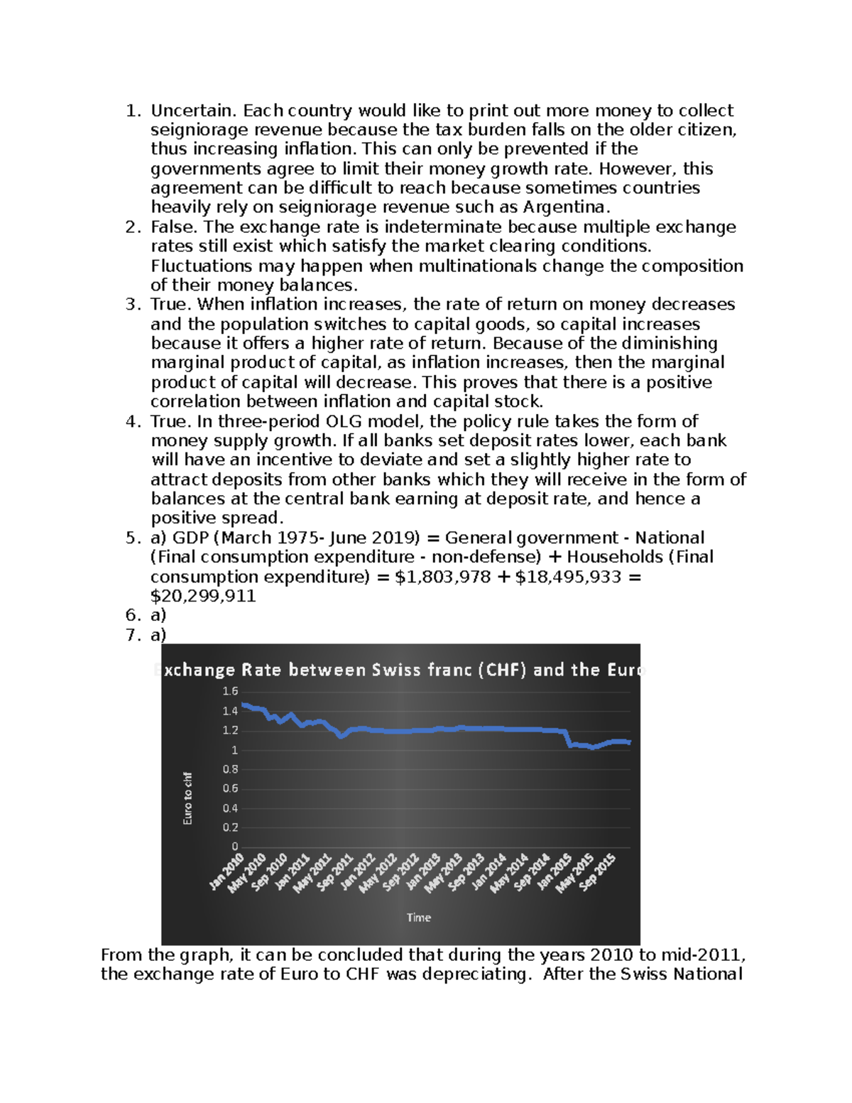 Ecos3010 Assignment: Exploring Inflation and Exchange Rate Dynamics ...