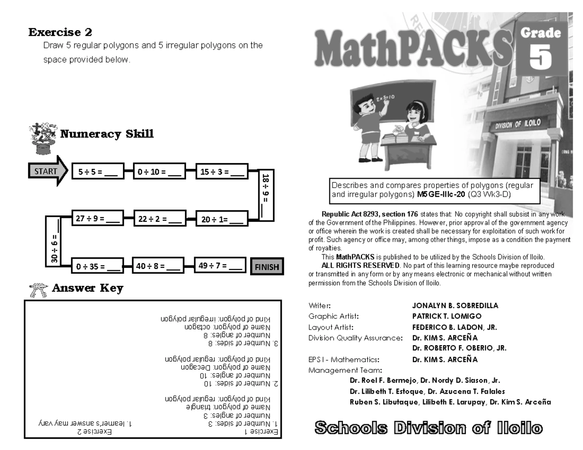 Grade 5 Math M5GE-IIId-23 Q3 W4 A: Circle Concepts & Exercises - Studocu