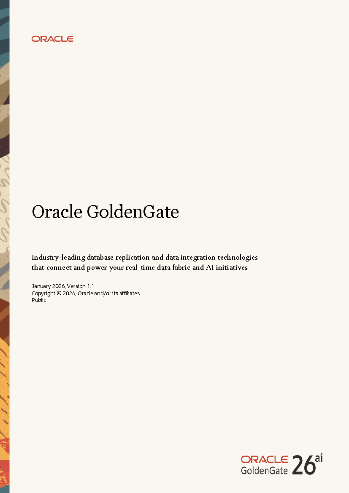 Oracle GoldenGate Data Sheet: Database Replication & Integration ...