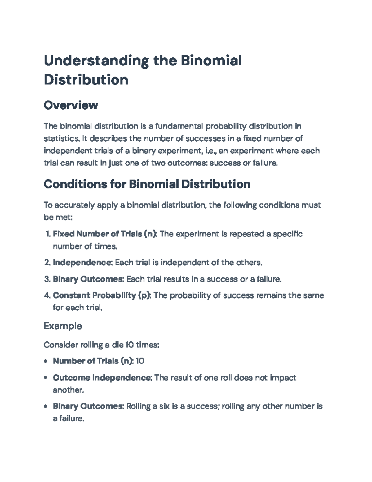 Understanding the Binomial Distribution: Key Concepts and Applications ...