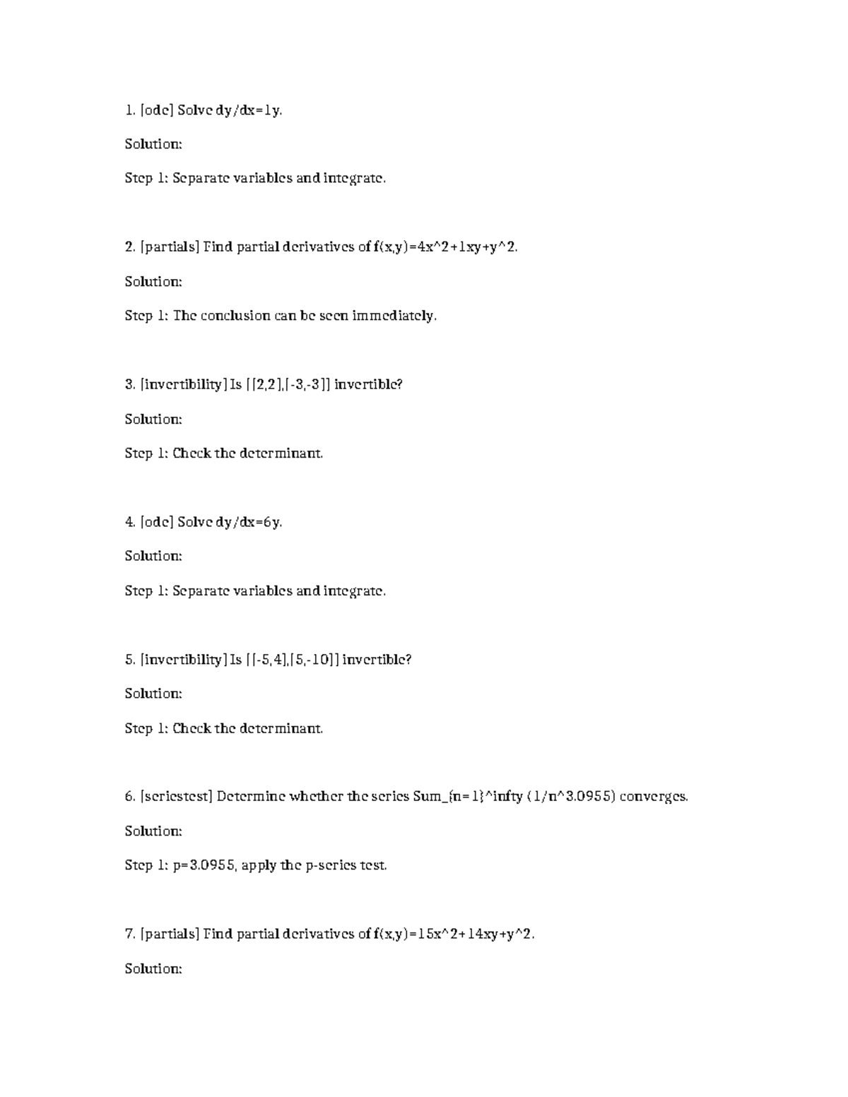 Math 5009: Expectation Solutions and Partial Derivatives Guide - Studocu