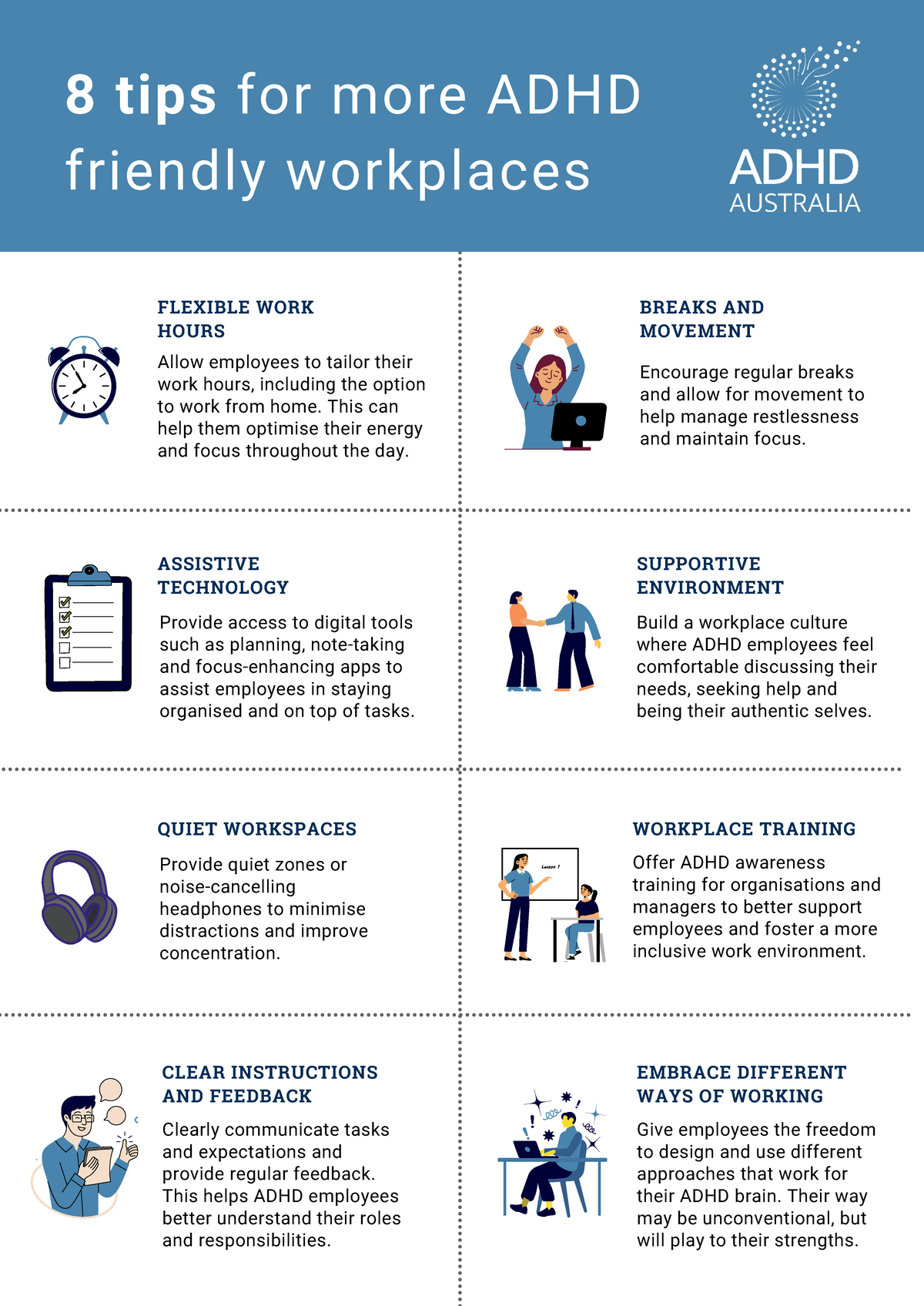 Top 8 Tips for ADHD-Friendly Workplaces: A Guide - Studocu