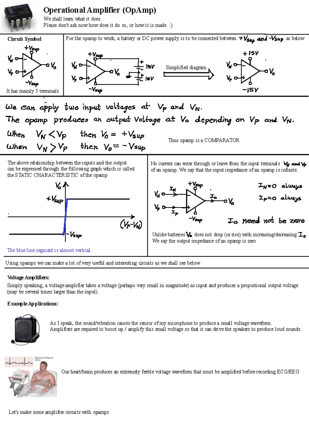 OpAmp Tutorial: Understanding Operational Amplifiers and Their ...