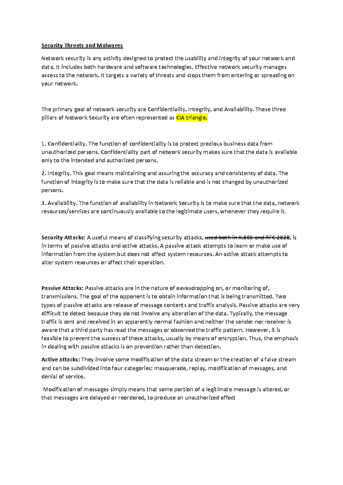 Cyber Attacks & Network Security: Understanding Threats and Malware ...