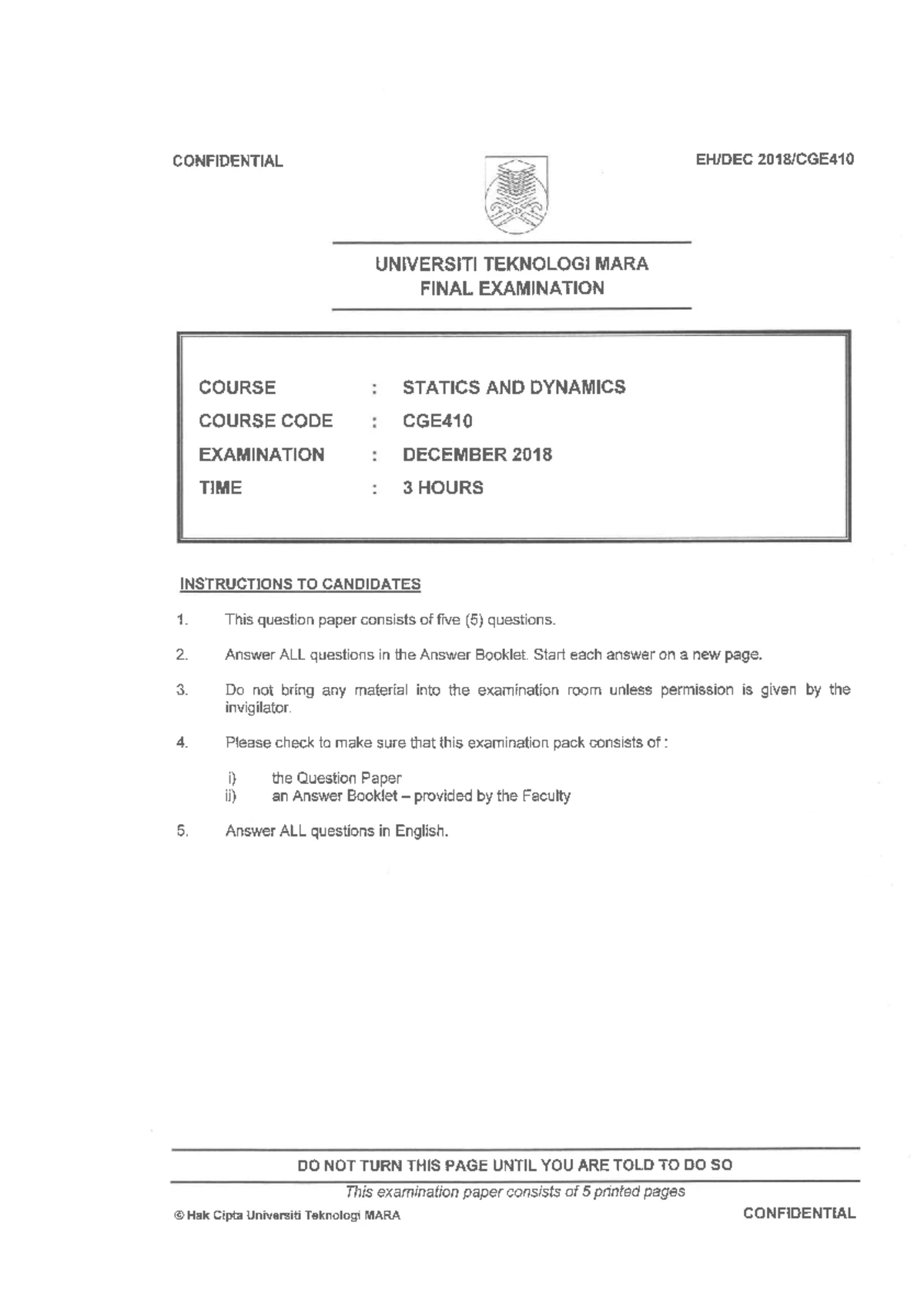 MAT455 Final Exam Paper - Further Calculus for Engineers, Jan 2024 ...