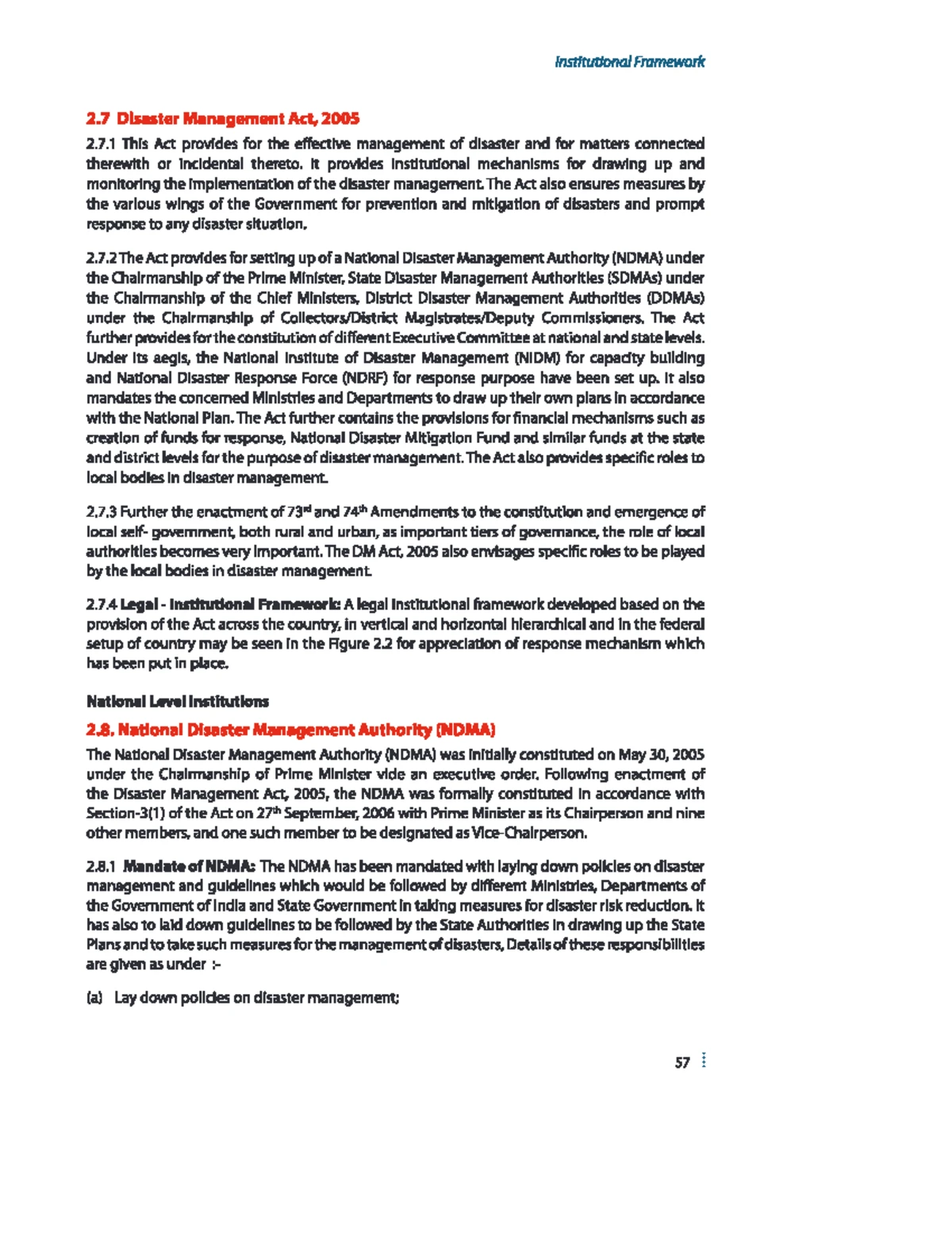Disaster Management Overview and Strategies PDF - Studocu