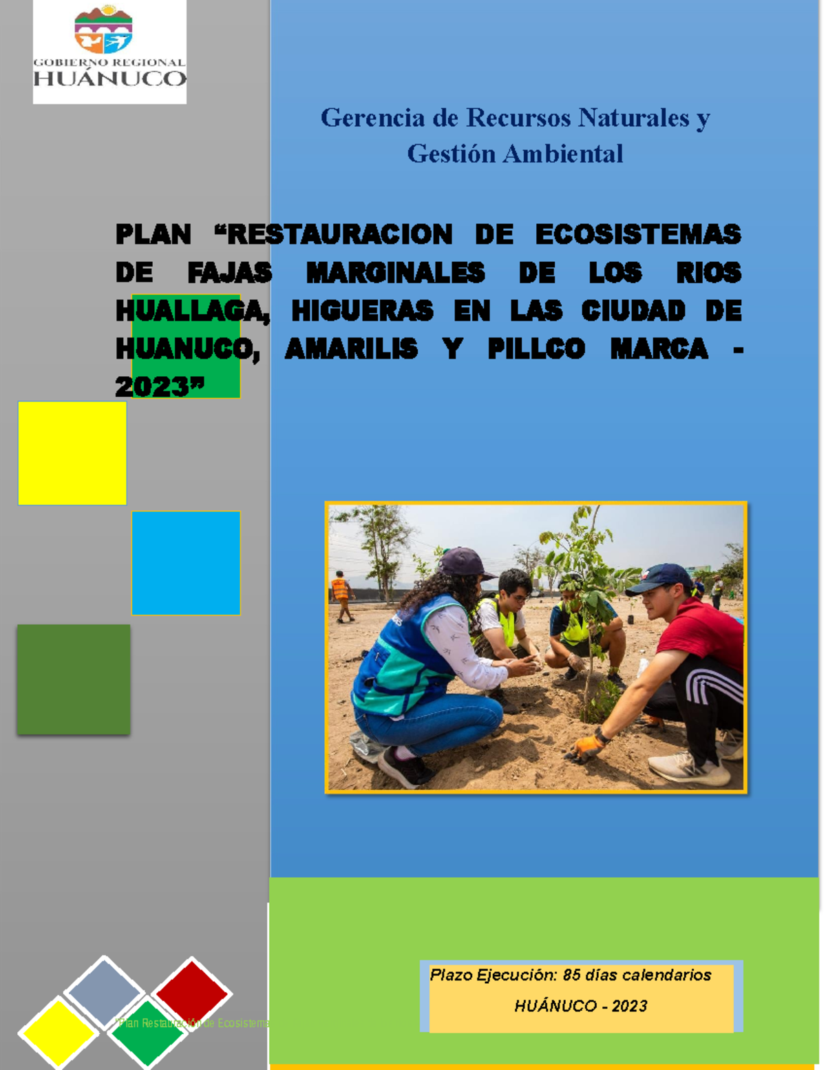 Plan de Restauración de Ecosistemas de Fajas Marginales - HUÁNUCO 2023 ...