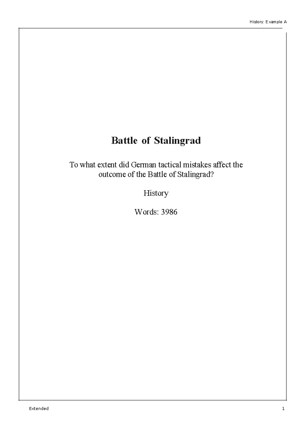 EE-HIST-101: Examining German Tactical Mistakes in the Battle of ...