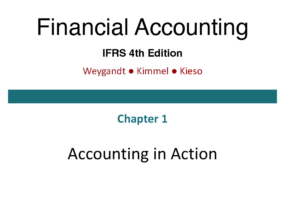 Chapter 1 ACCT - Introduction to Financial Accounting Principles - Studocu