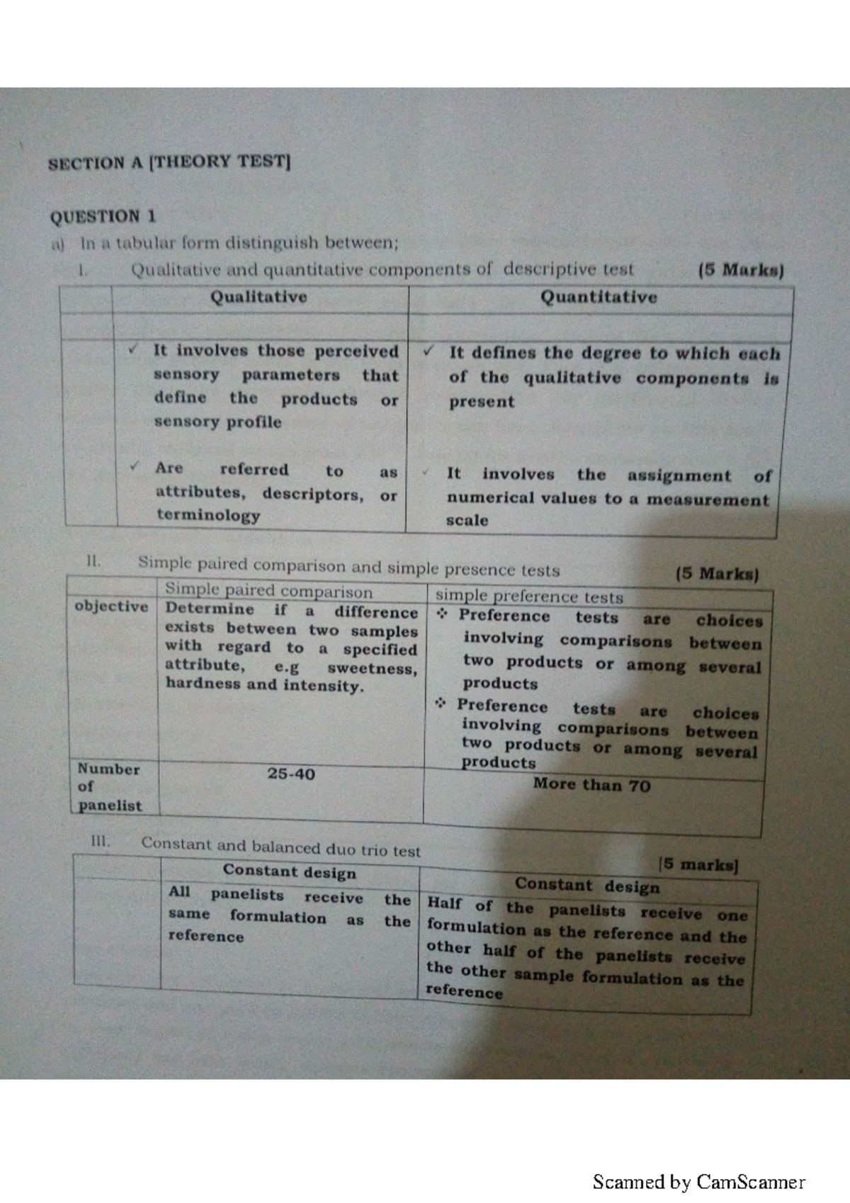 Paper 3 - Descriptive Testing & Panel Selection Tutorials - Studocu
