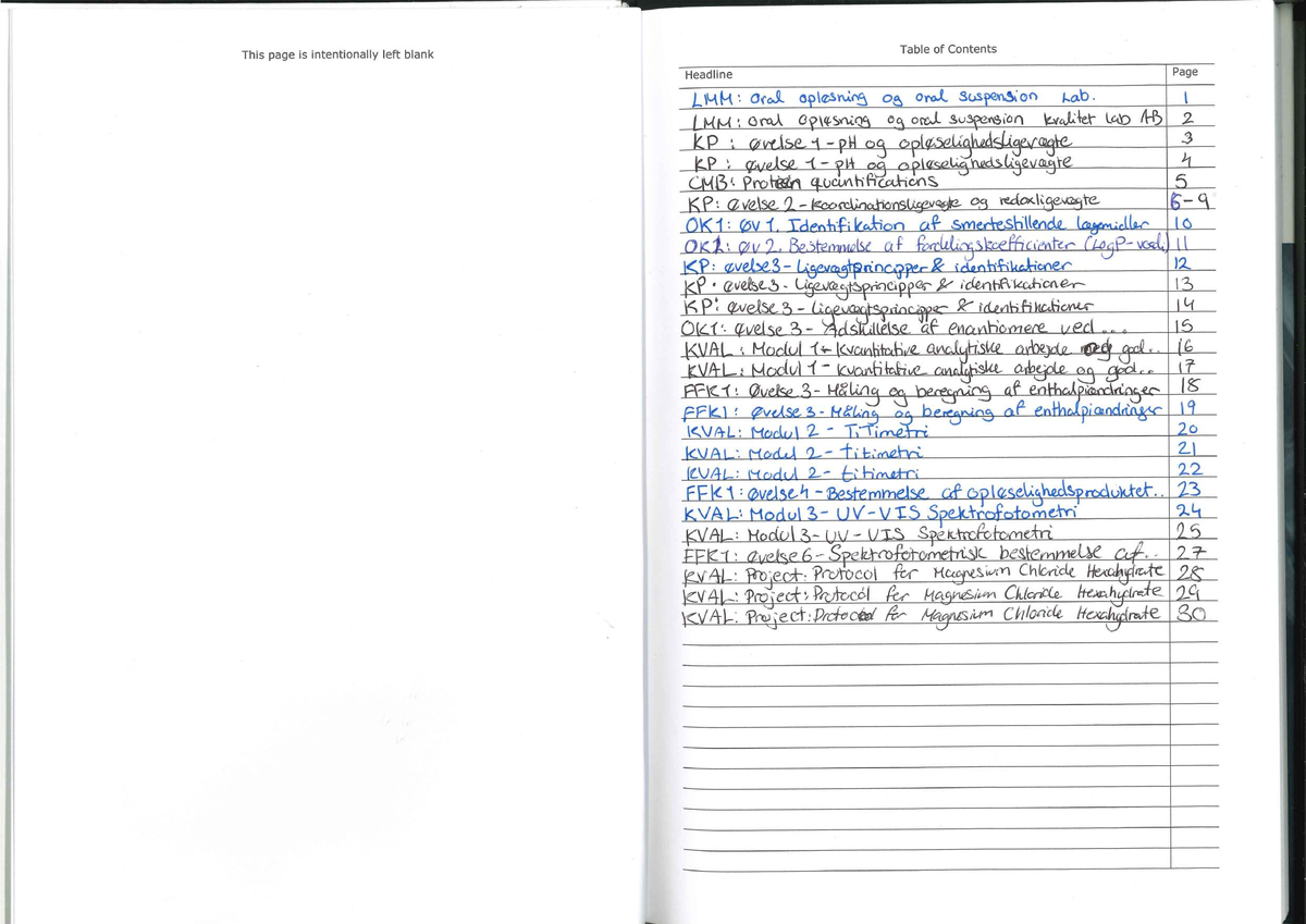 Lab notes pdf Project - lab noter eksemplar om hvordan det skal tages ...