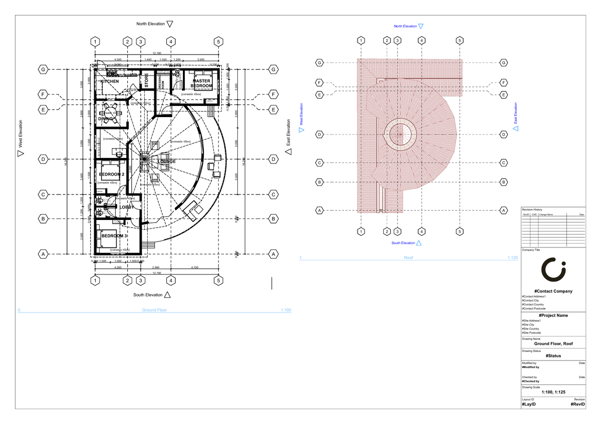 3 Bedroom House Elevation Drawings - Course Code: ARCH101 - Studocu