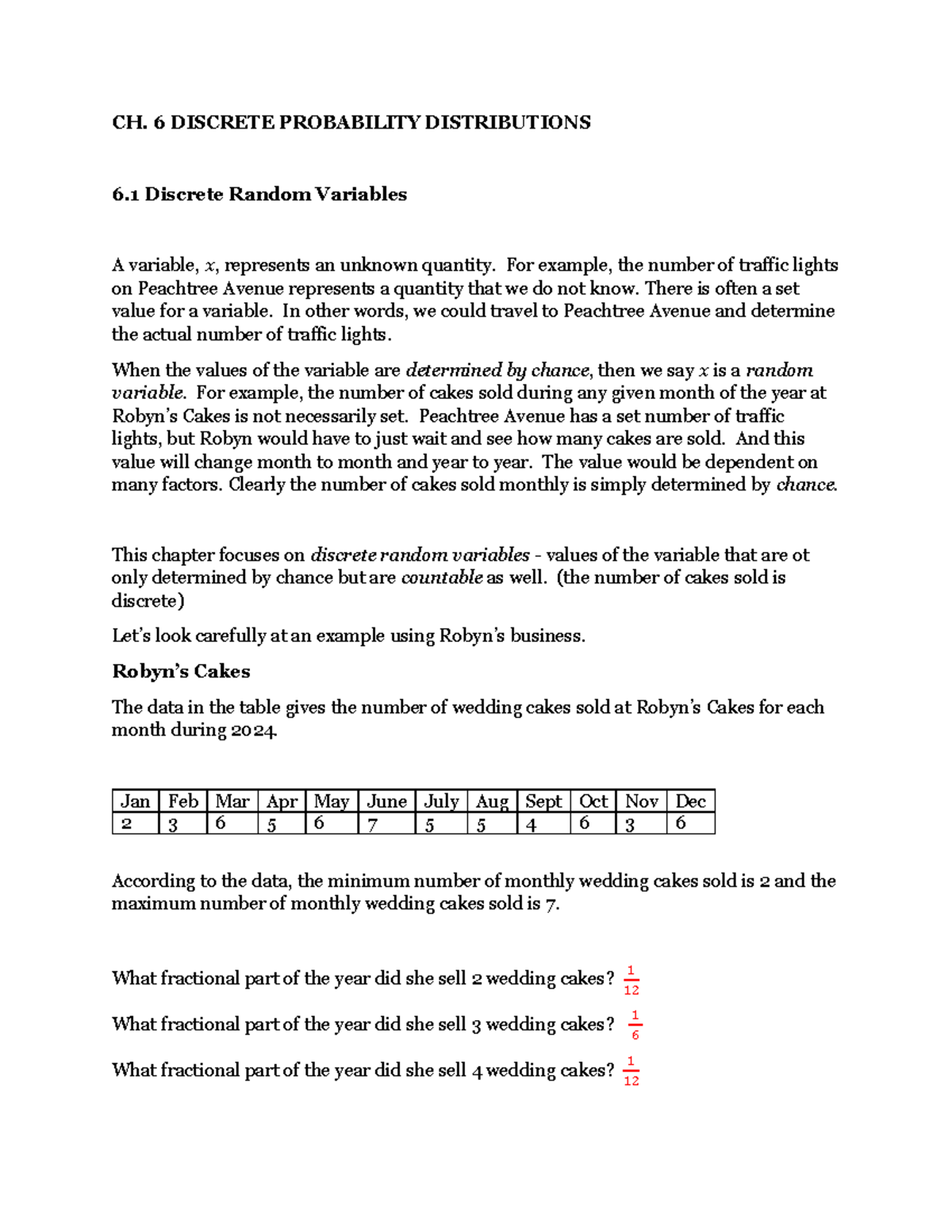 CH. 6 Discrete Probability Distributions - Lecture Notes - Studocu