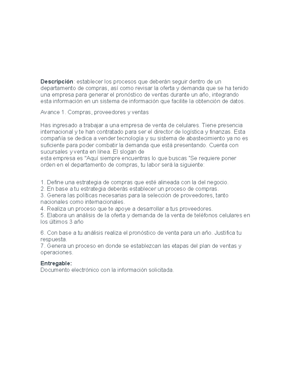Evidencia Final - Estrategia y Proceso de Abastecimiento para Compras ...