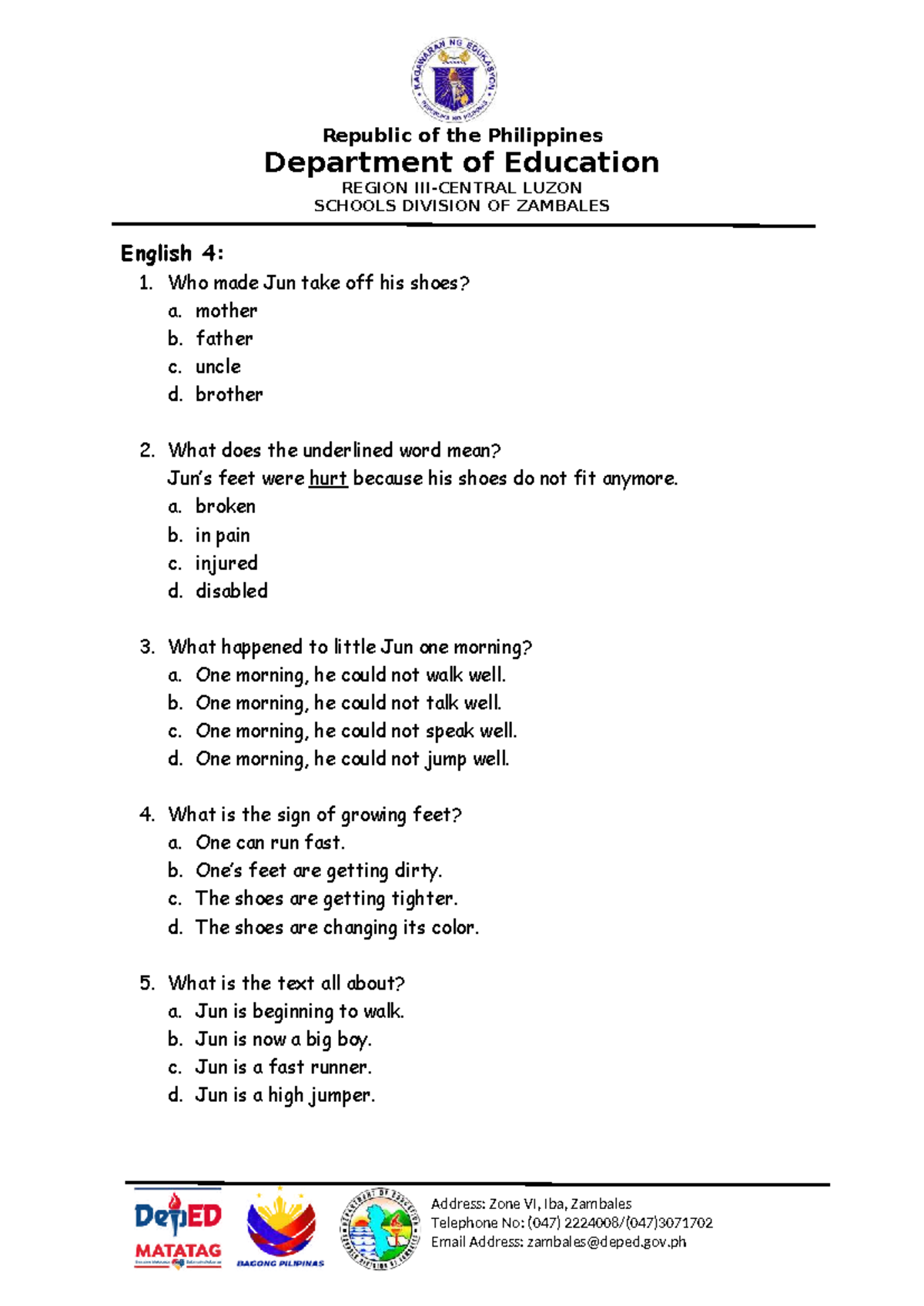 english-4-reading-comprehension-sample-questions-and-answers-studocu