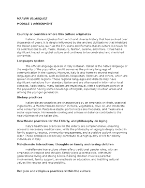 Module 1 - PSW Foundations Assignment - Country or countries where this ...
