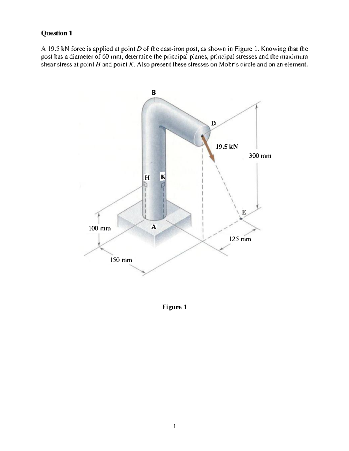 Additional Example 4 - Principal Stresses & Shear Analysis in Mechanics ...