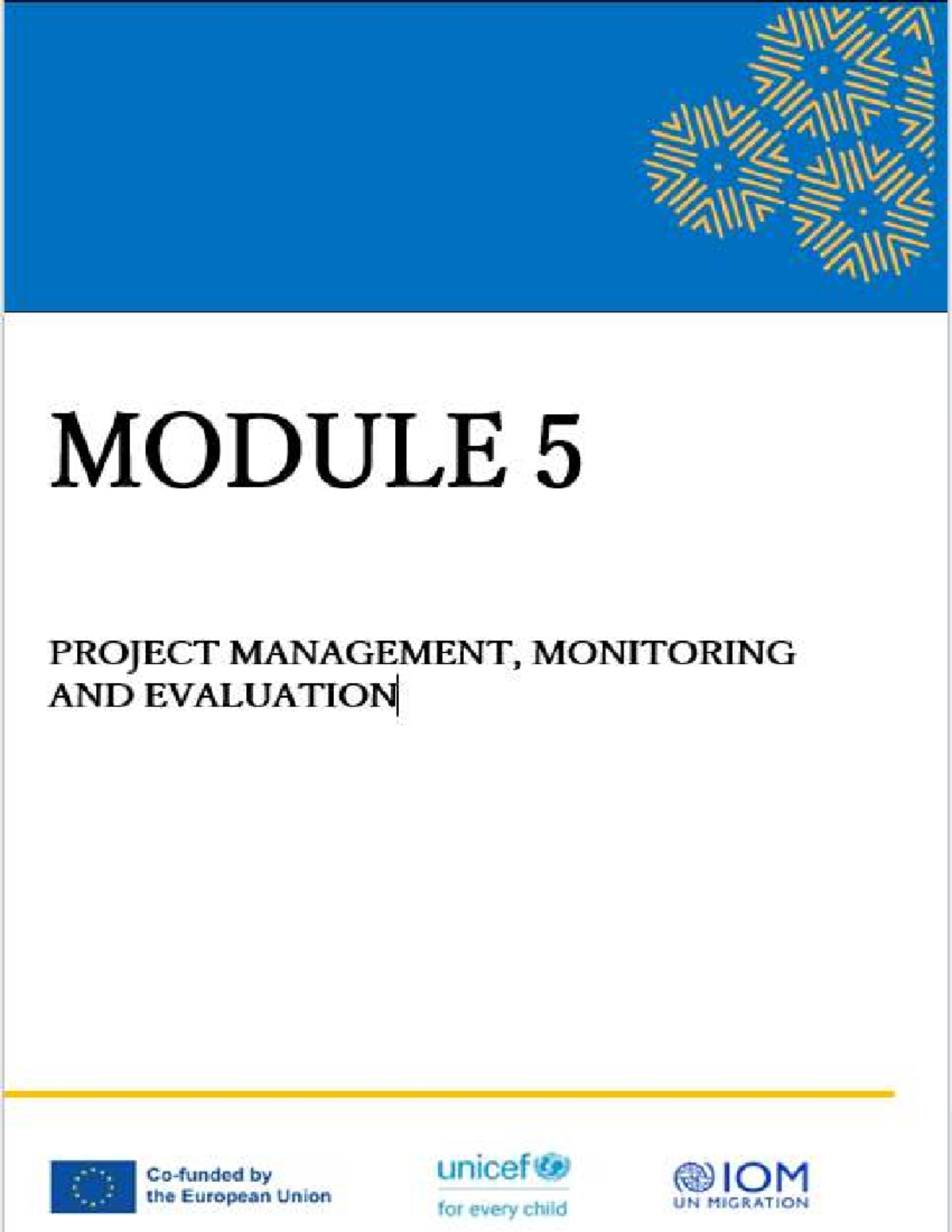 YPH-Module 5: Project Management, Monitoring & Evaluation Guide - Studocu