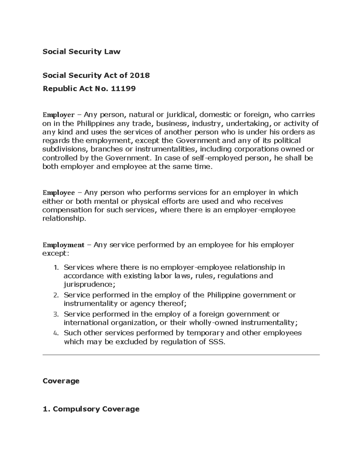 RFBT 10 Lecture Notes: Overview of Social Security Law and Benefits ...
