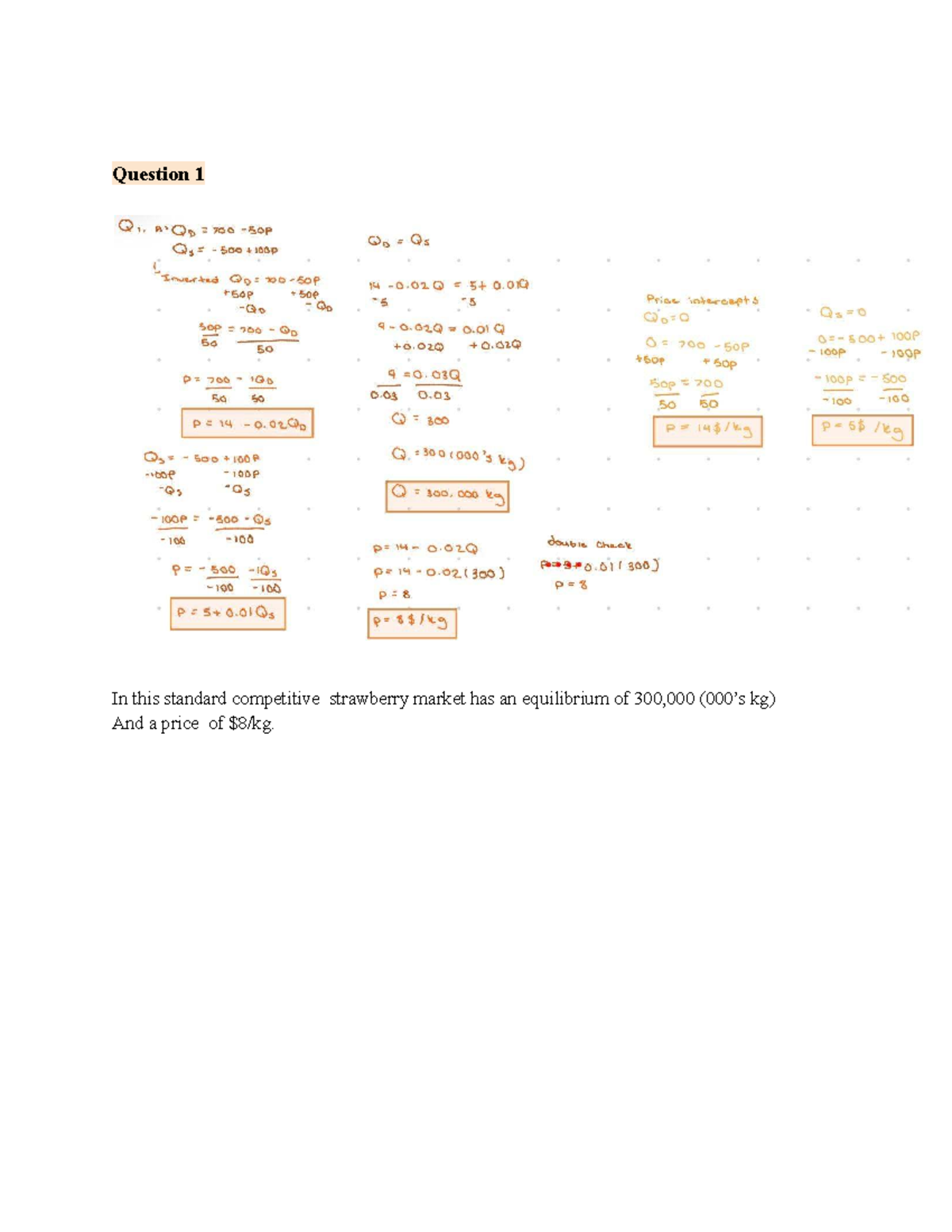 Arec 200 Assignment 2 - Analyzing Market Structures and Policies - Studocu