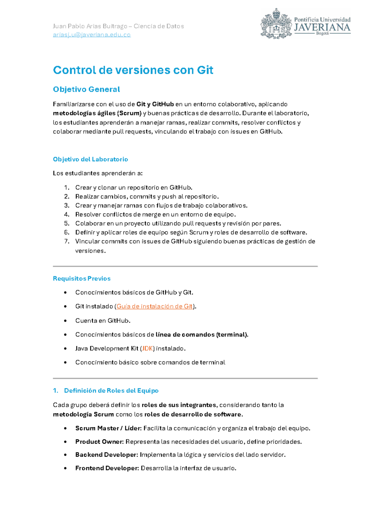Taller de Git y GitHub - CCVC: Prácticas Colaborativas y Scrum - Studocu