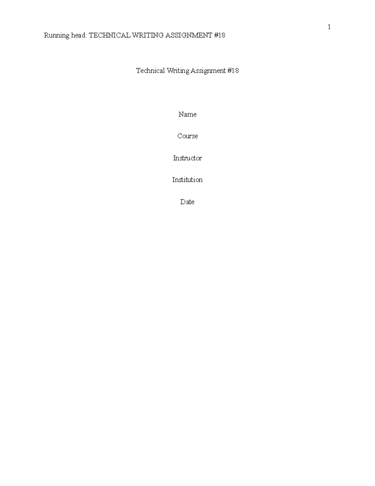 23228 - Technical Writing Assignment Insights and Techniques - Studocu