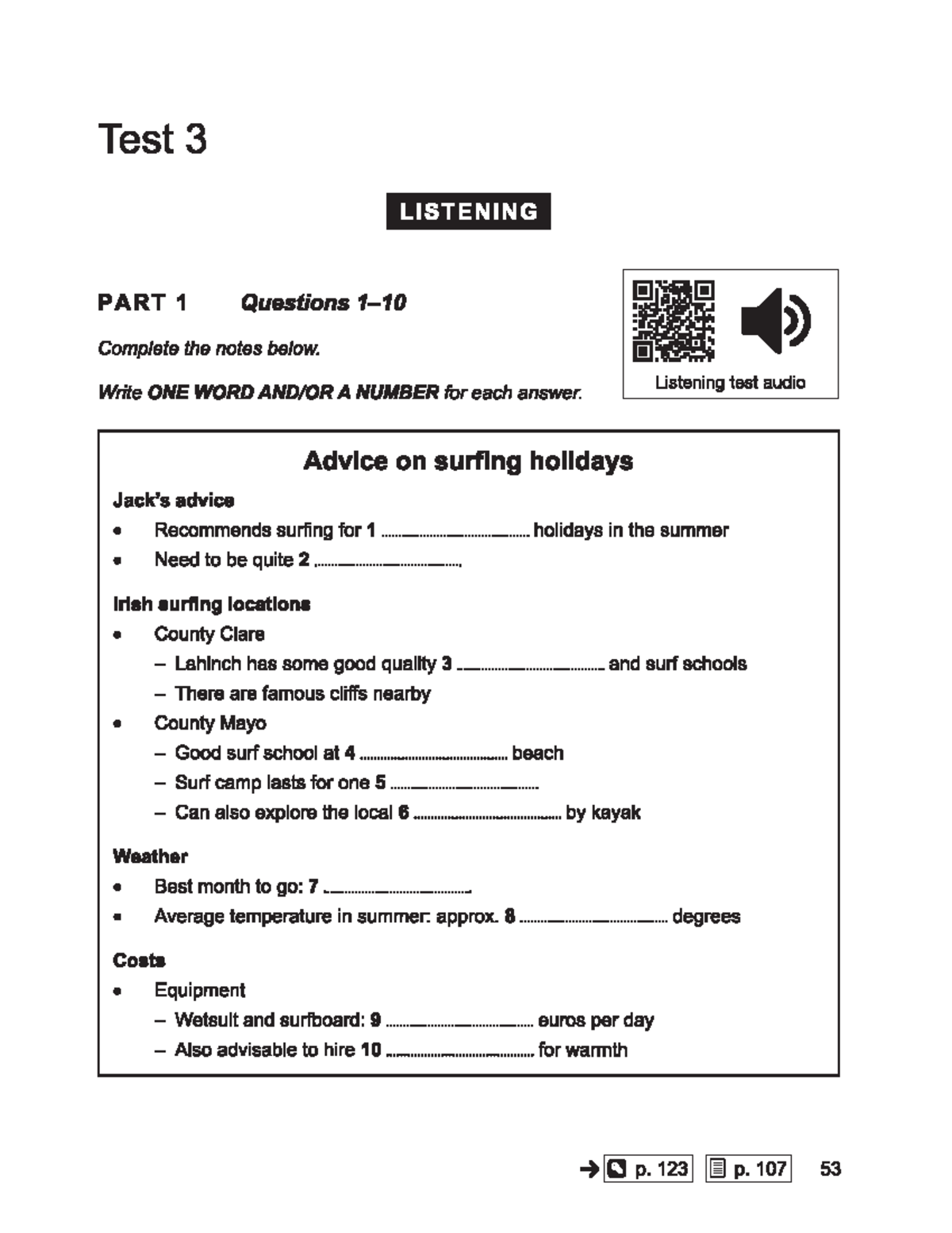 Cam 17 Test 3 - IELTS Listening & Reading Practice Questions - Studocu