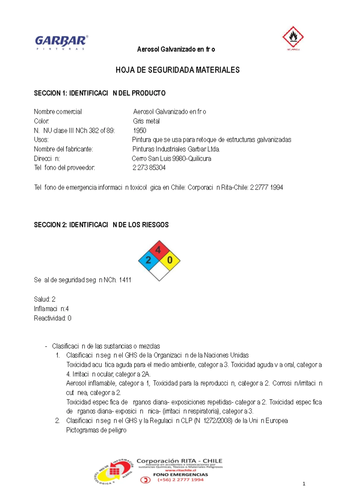 Hoja de Datos de Seguridad SL - Sikaflex® PRO-3 HDS Versión 0.0 - Studocu