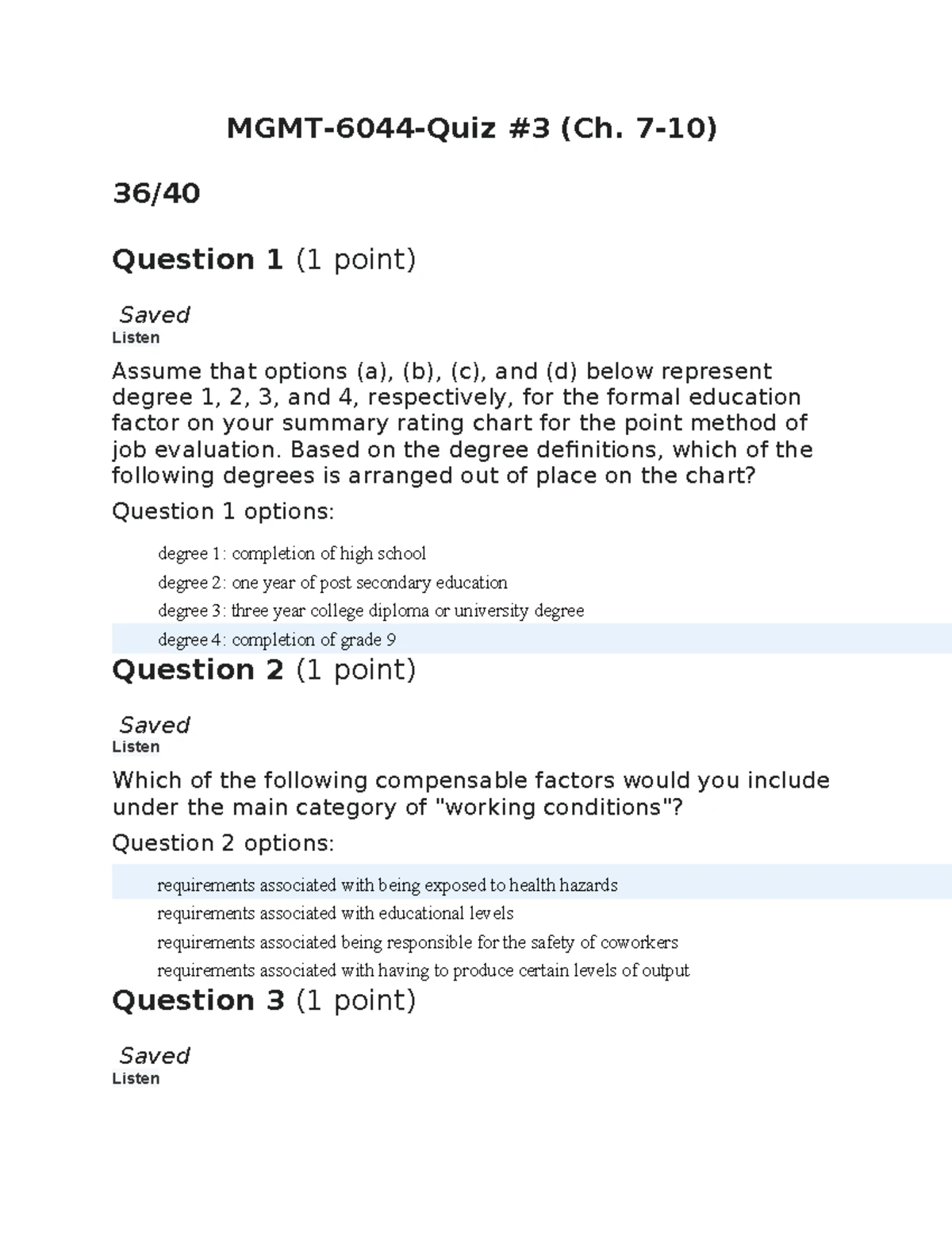 LAWS 6015 Pay Equity Assignment: Equal Pay for Equal Work Analysis ...