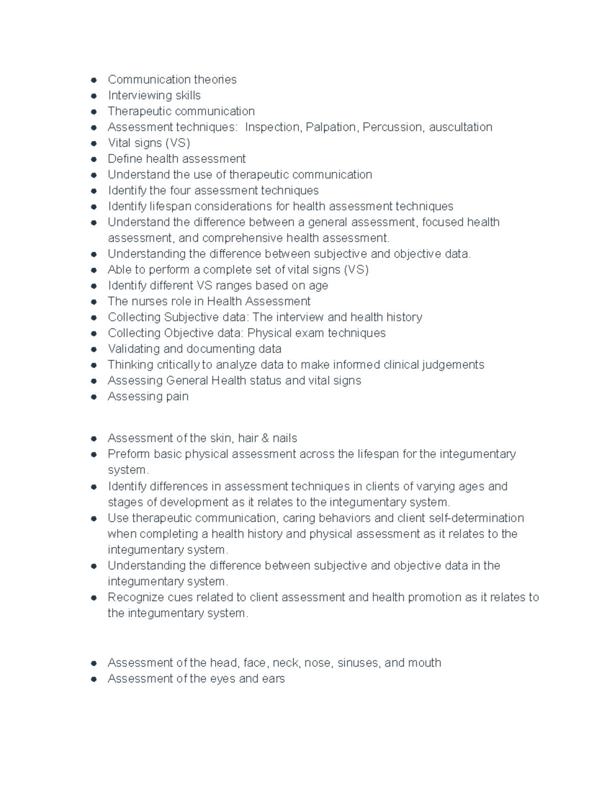 Health Assessment Techniques & Communication: A Comprehensive Guide ...