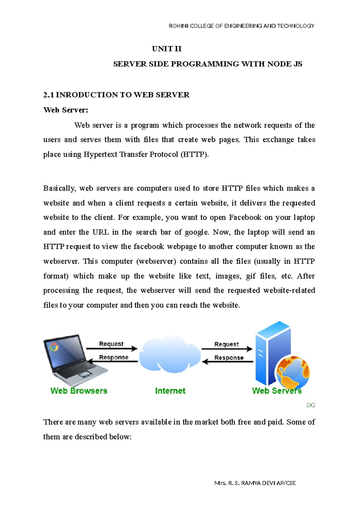 FULL Stack Course UNIT 1: Express Framework Overview & Notes - Studocu