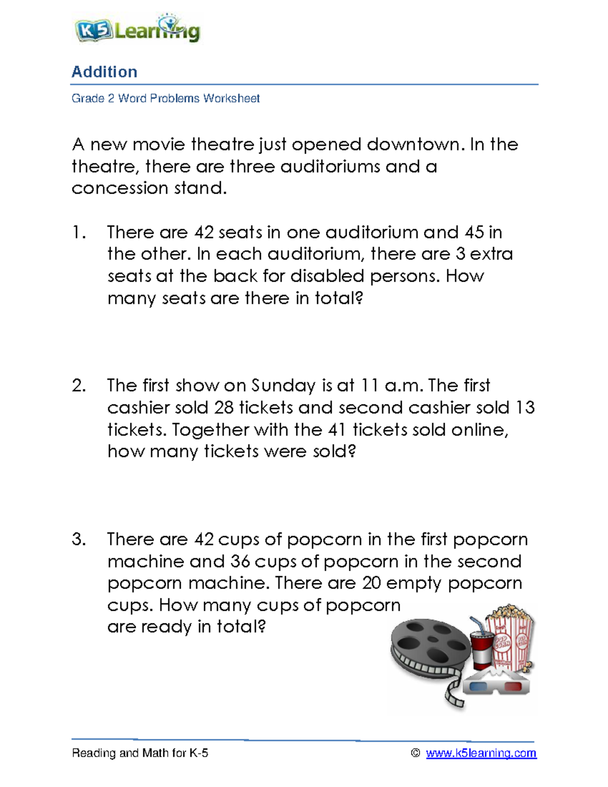 Grade 2 Addition Word Problems Worksheet - Studocu