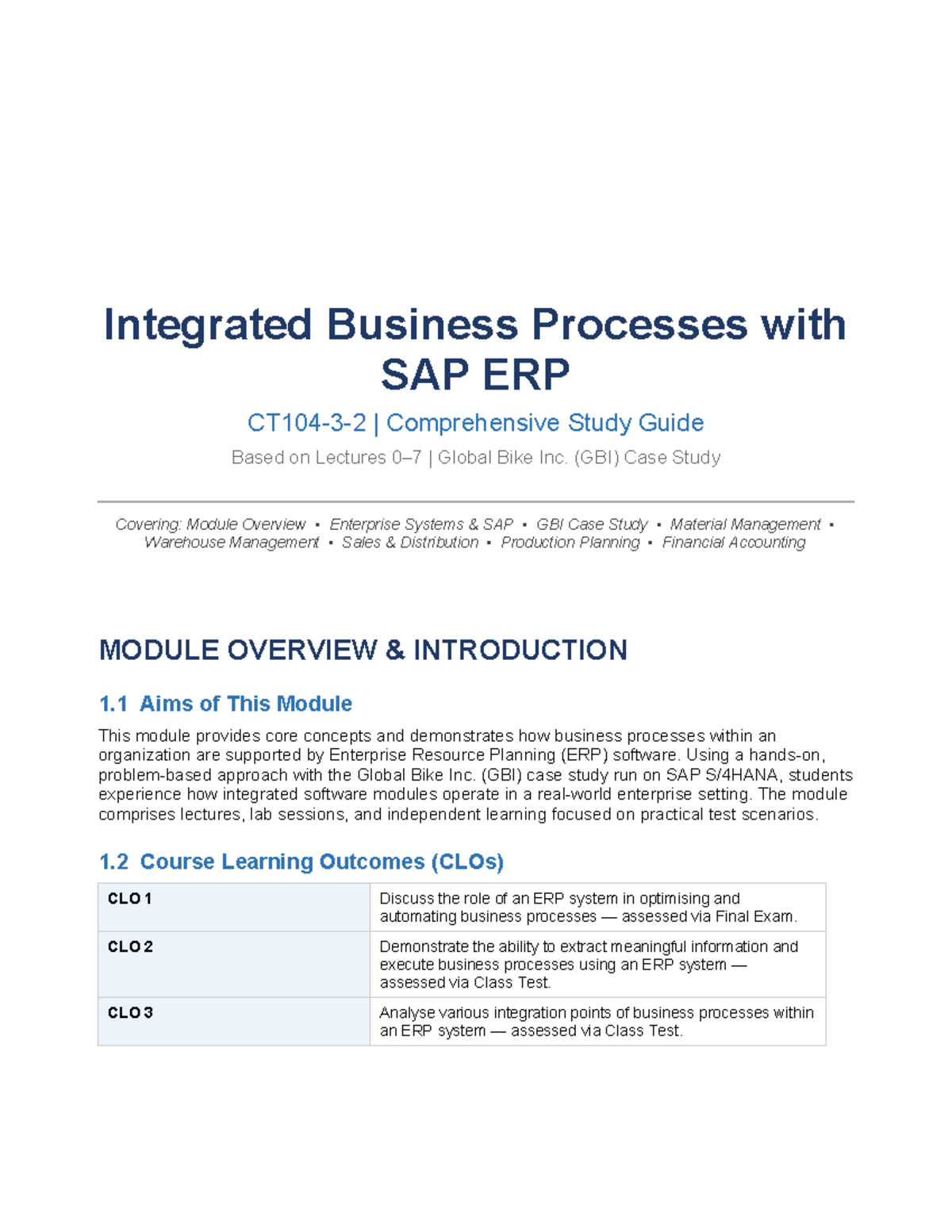SAP ERP Comprehensive Study Guide: Integrated Business Processes with ...