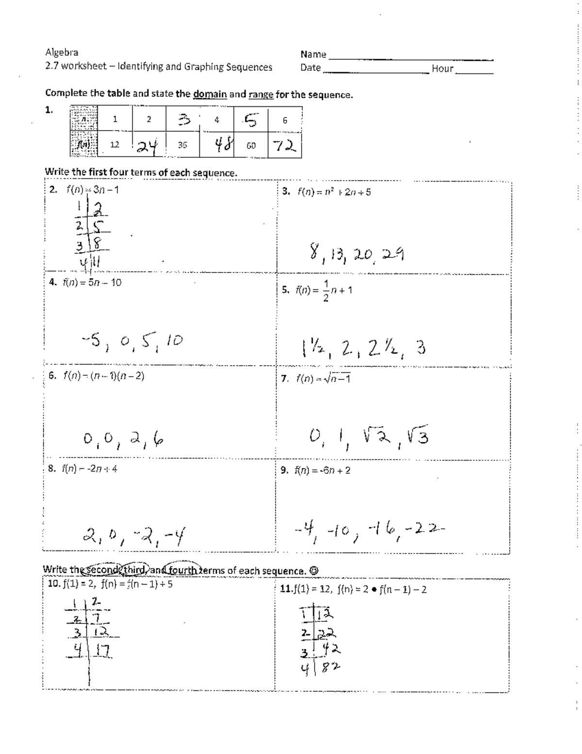 Algebra 2 Midterm Review: Key Concepts & Problem Solving - Studocu