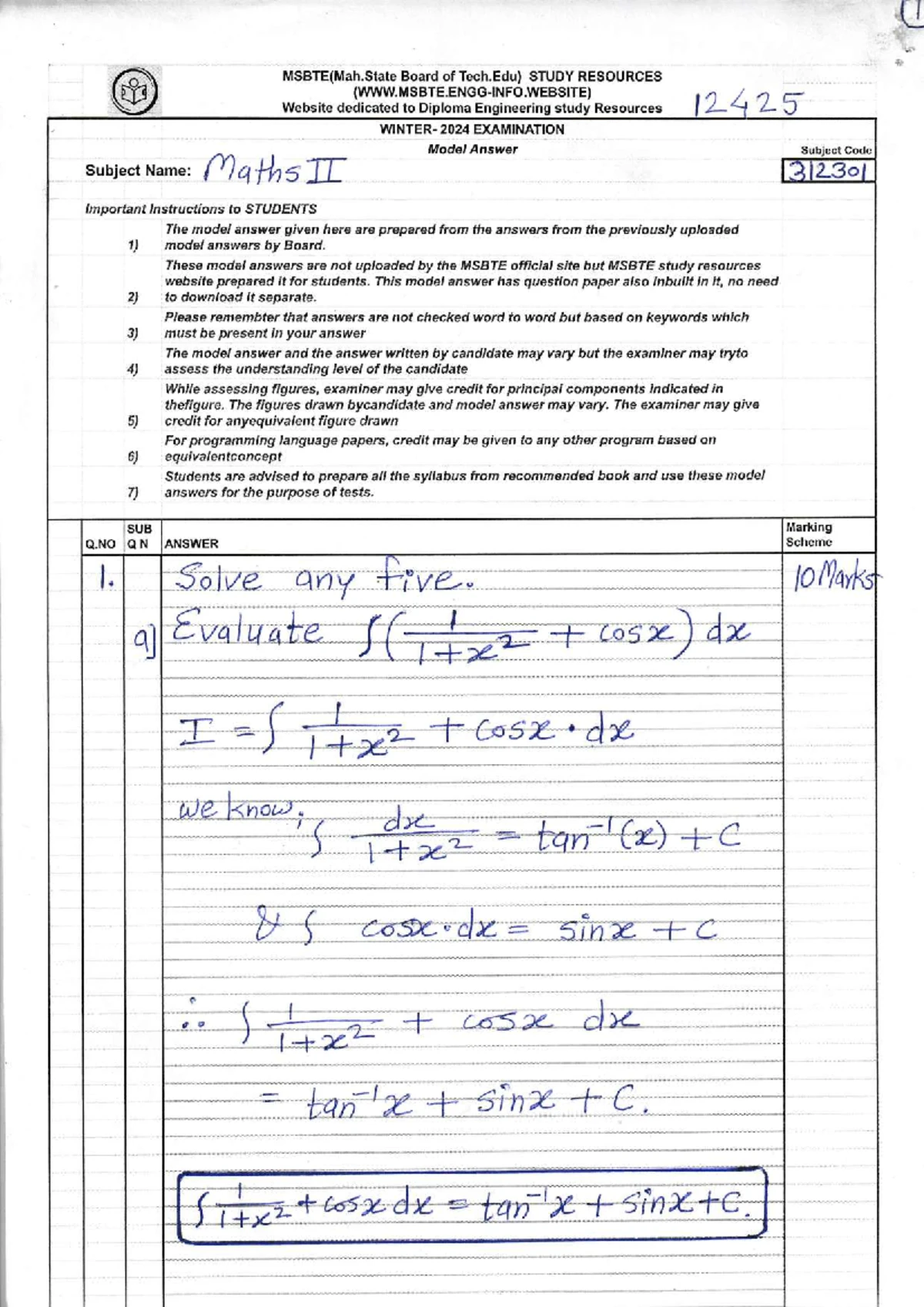 22627 - Model Answer Paper for Electrical Installation Exam - Studocu