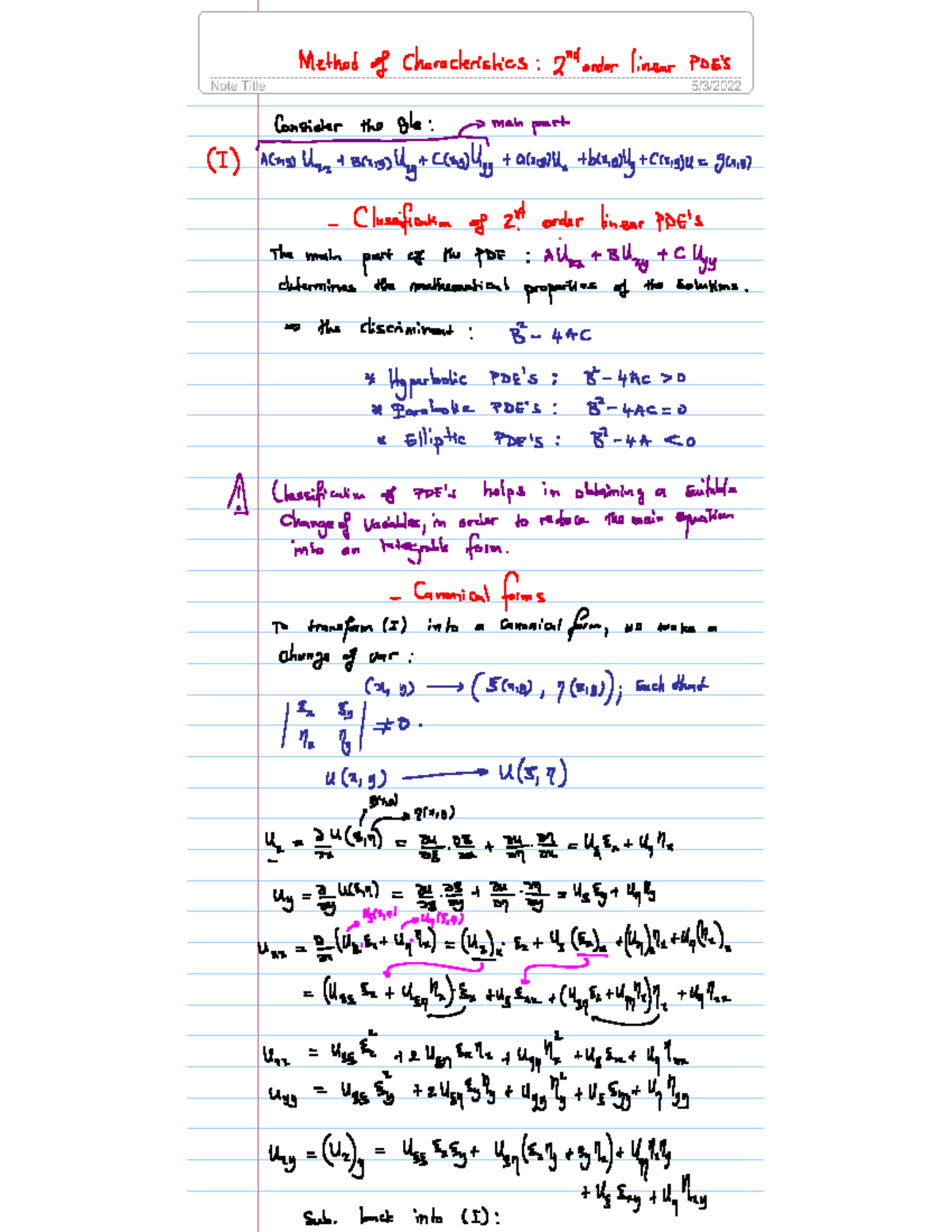 Lecture 16-17: Applied Numerical Analysis Notes - Studocu