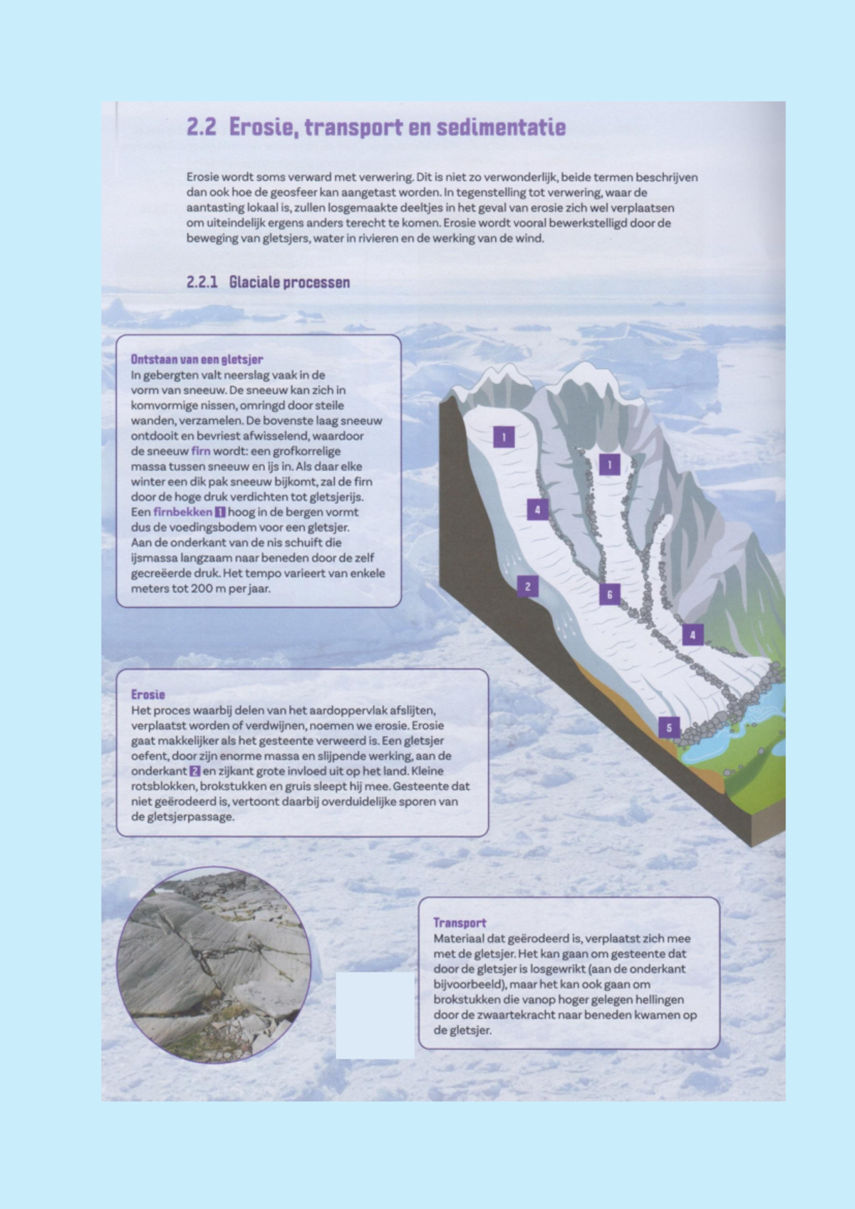 Rivierengeom: Erosie, Transport en Sedimentatie in Aardrijkskunde ..., حجم الصورة 1200x1696