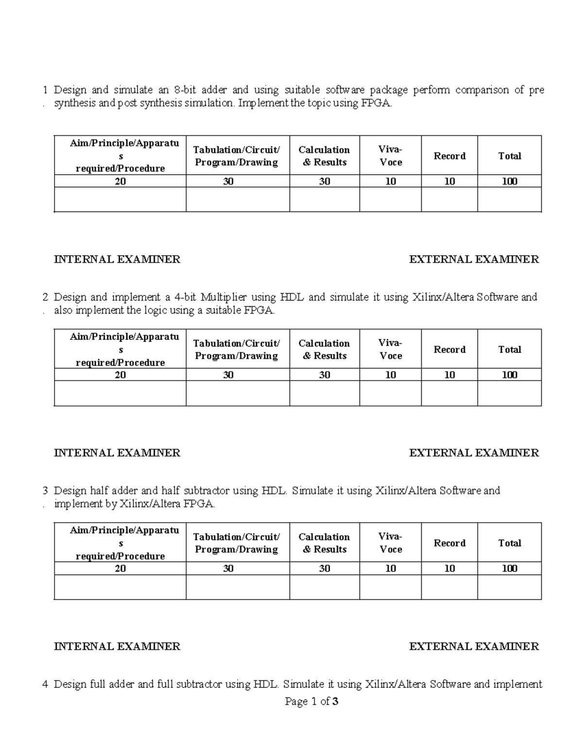 EC3561 SET2: HDL Design & Simulation of Digital Circuits - Studocu