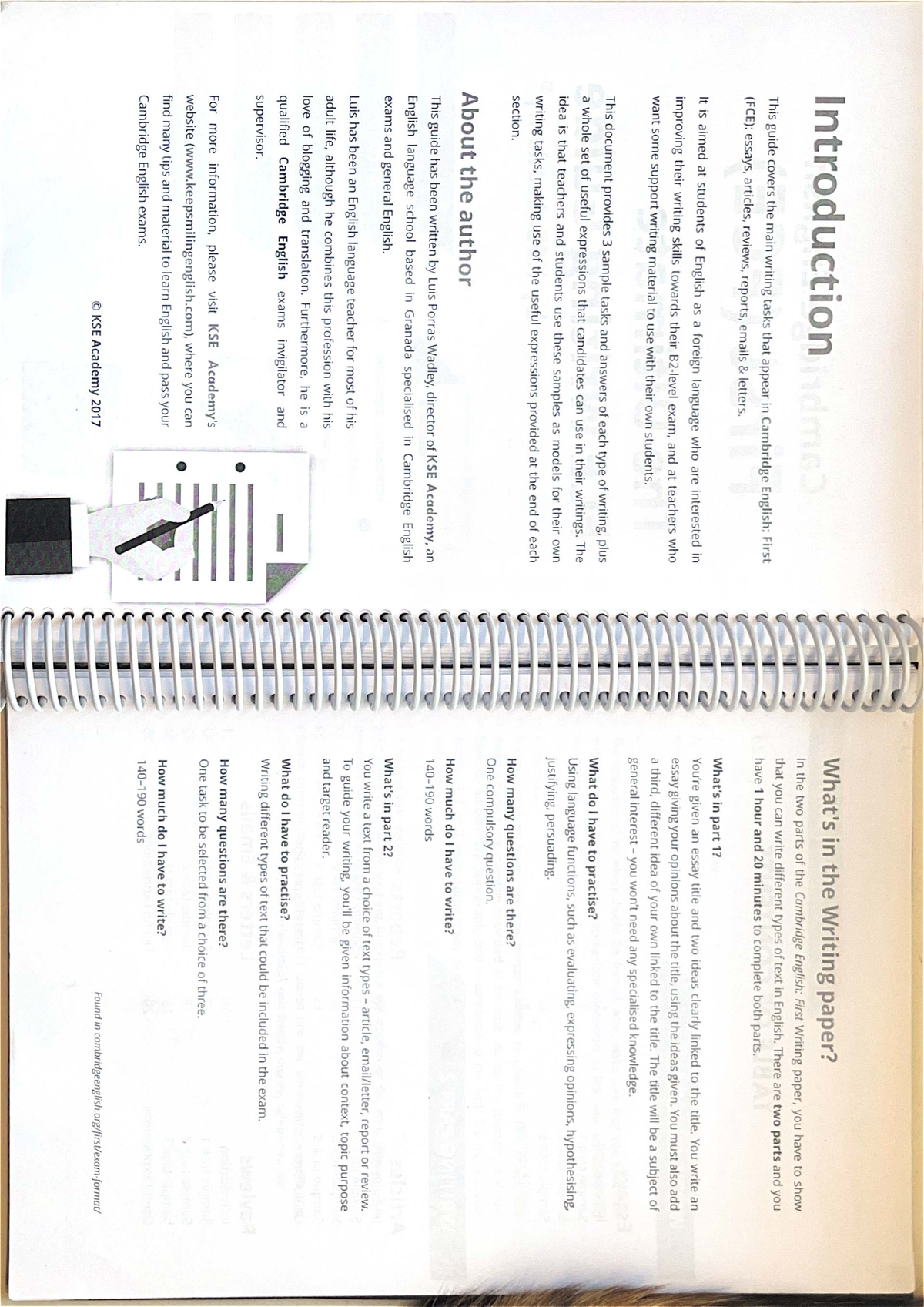 Introduction to Cambridge English: First Writing Paper (FCE) Guide ...
