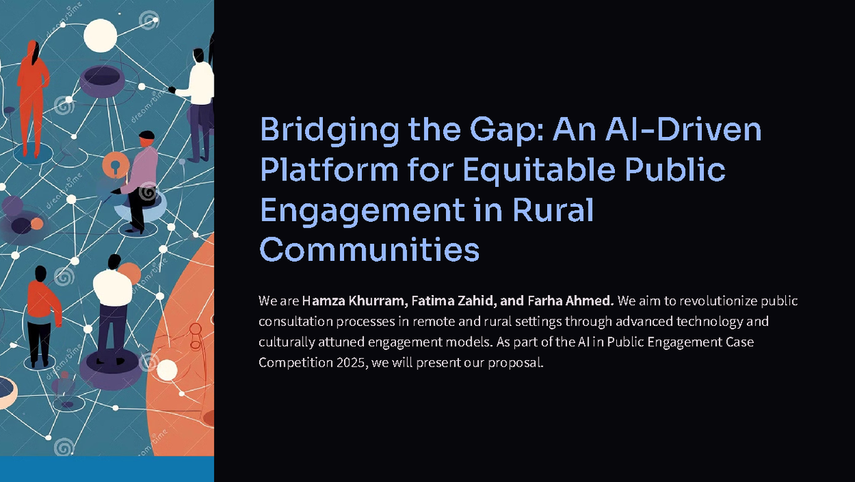 Bridging the Gap An AI Driven Platform for Equitable Public Engagement ...