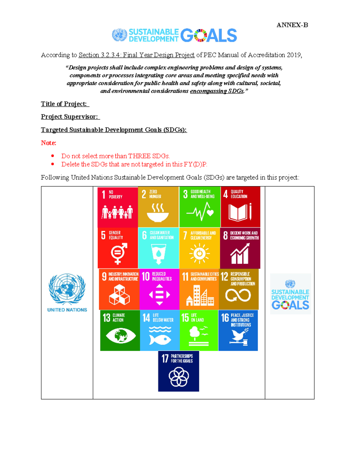 FYDP: Justification for Targeted Sustainable Development Goals - Studocu
